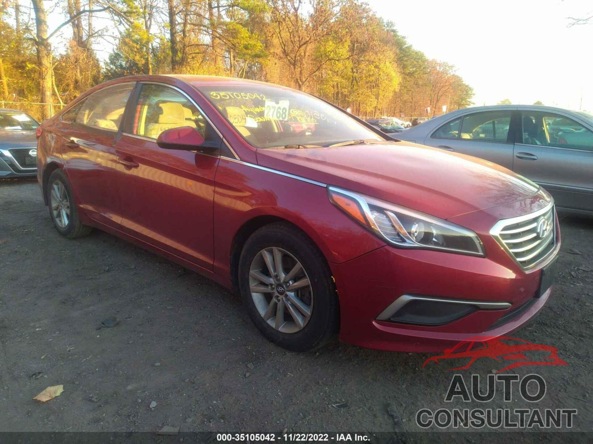 HYUNDAI SONATA 2016 - 5NPE24AF2GH296923