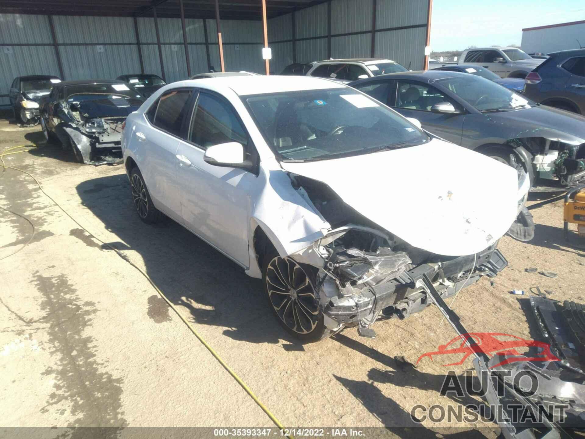 TOYOTA COROLLA 2016 - 5YFBURHE7GP541399