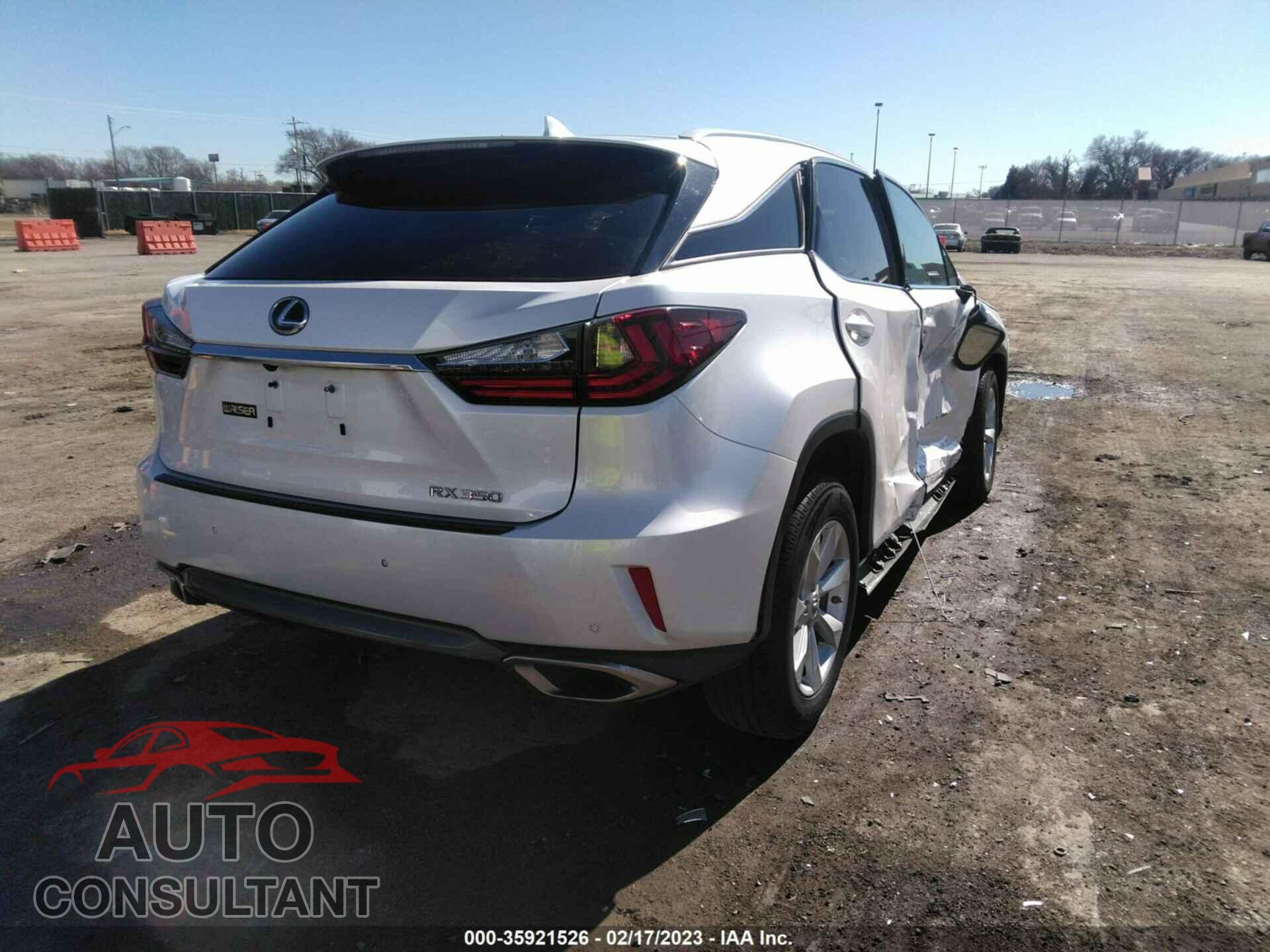 LEXUS RX 2017 - 2T2BZMCA9HC057014