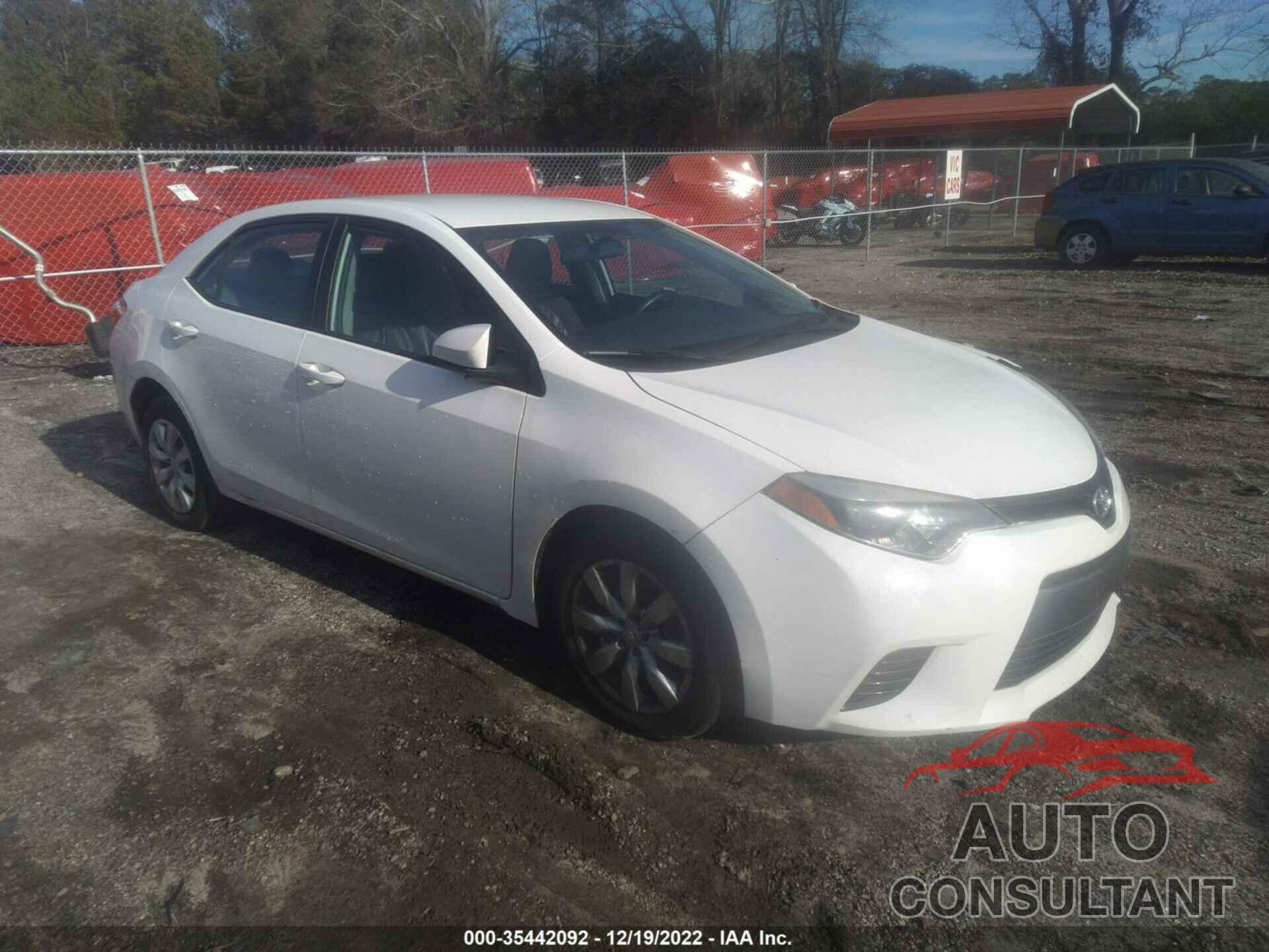TOYOTA COROLLA 2016 - 5YFBURHEXGP538075