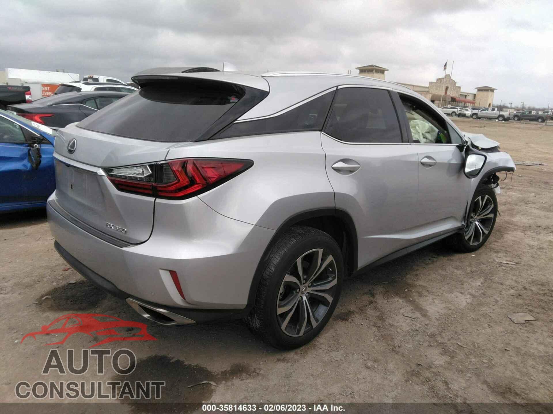 LEXUS RX 2017 - 2T2ZZMCA9HC087693