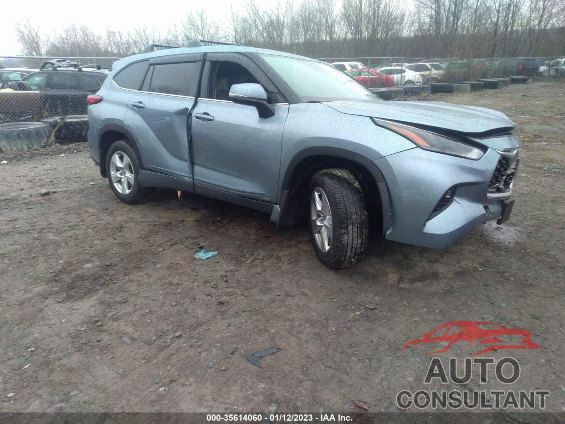 TOYOTA HIGHLANDER 2022 - 5TDBBRCH8NS101106