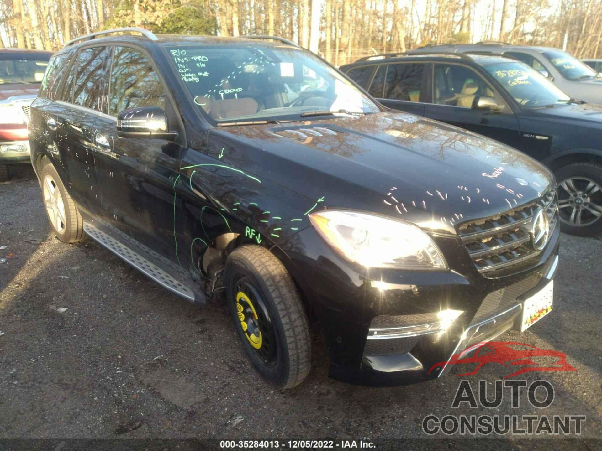 MERCEDES-BENZ M-CLASS 2015 - 4JGDA5GB1FA476243