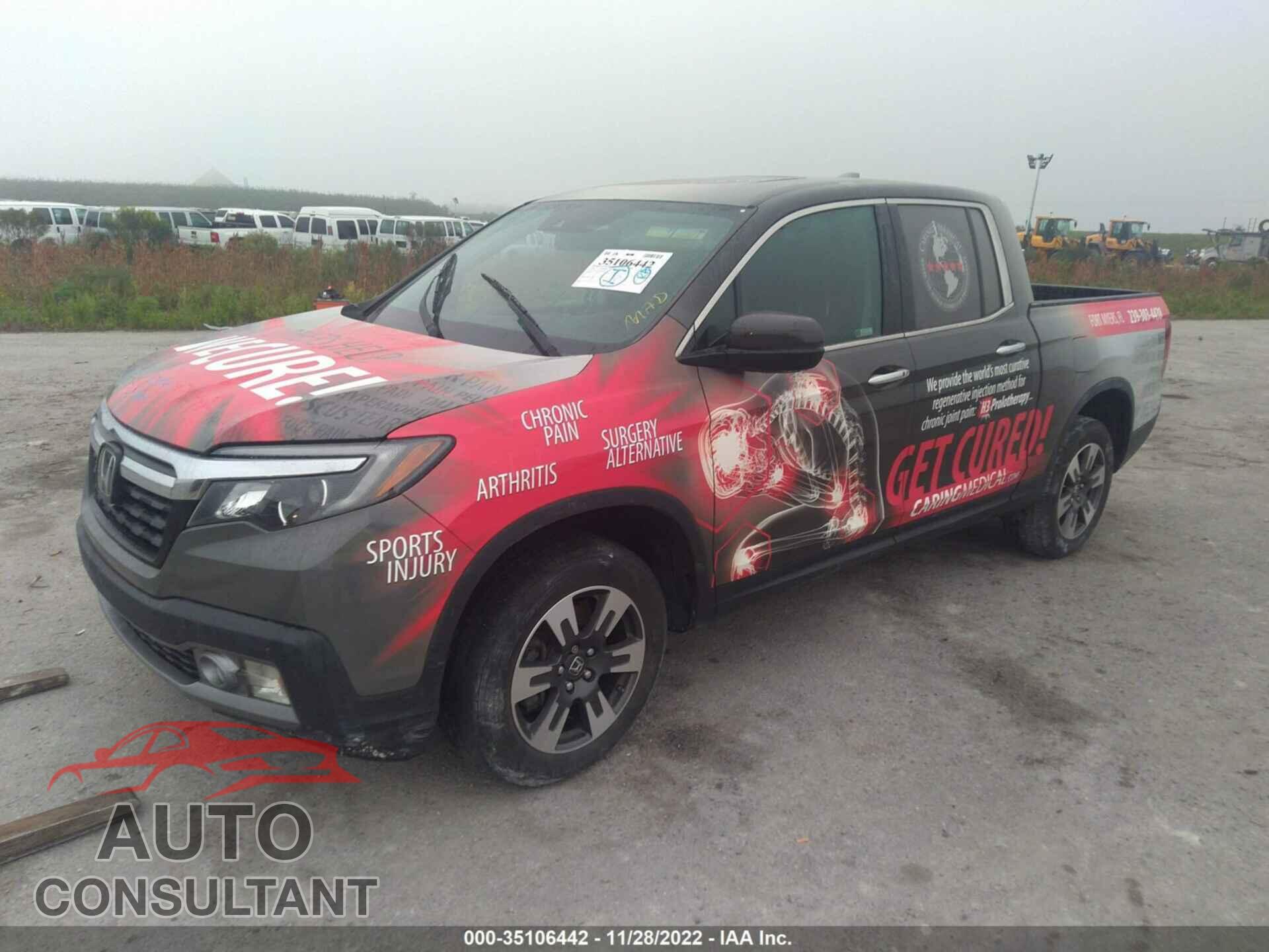 HONDA RIDGELINE 2018 - 5FPYK3F71JB013787