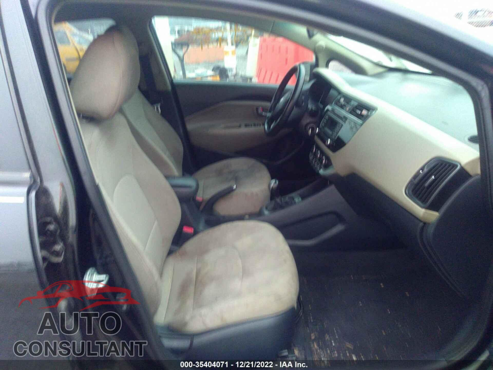 KIA RIO 2016 - KNADN4A37G6569158