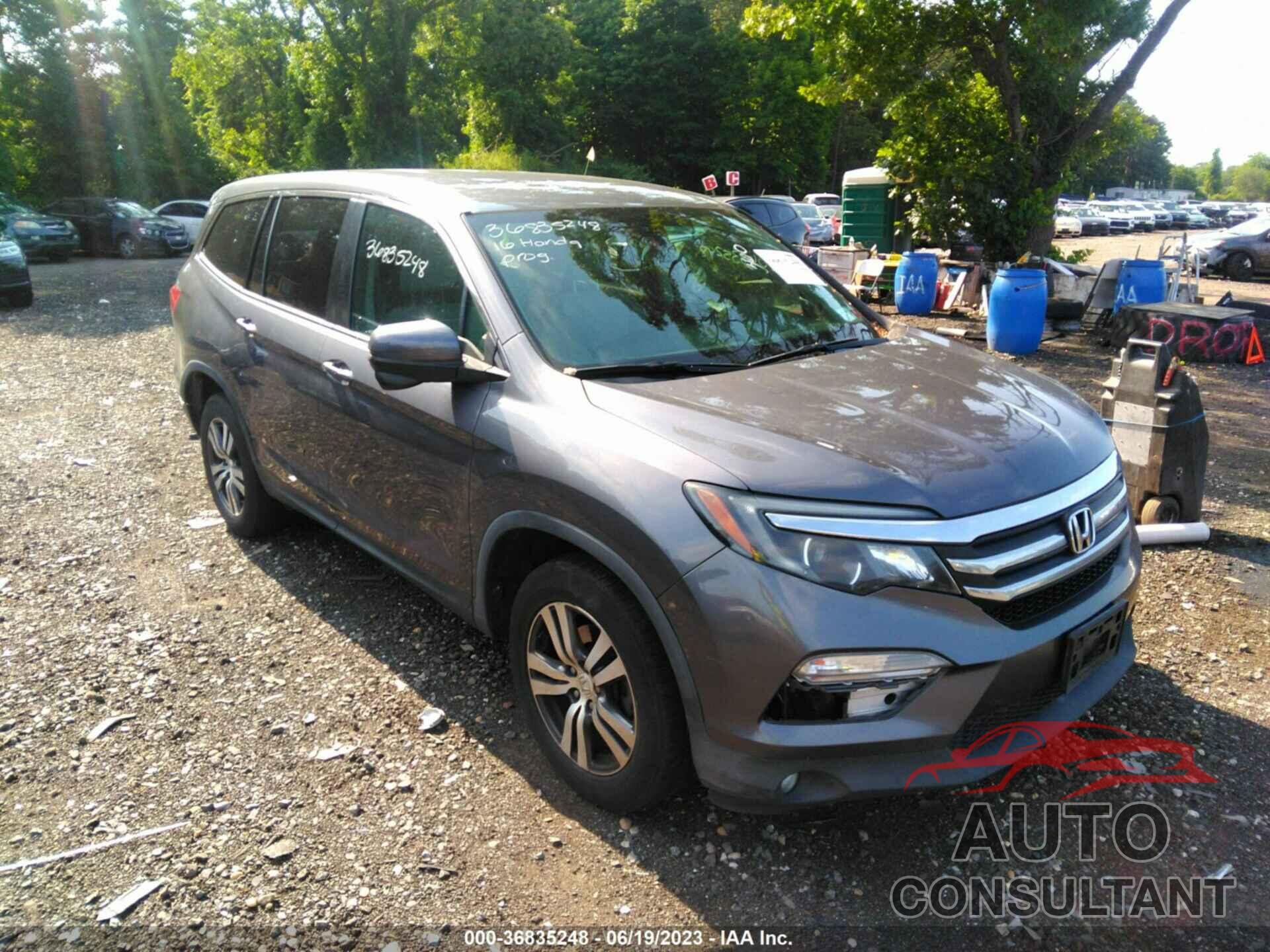 HONDA PILOT 2016 - 5FNYF6H31GB106309