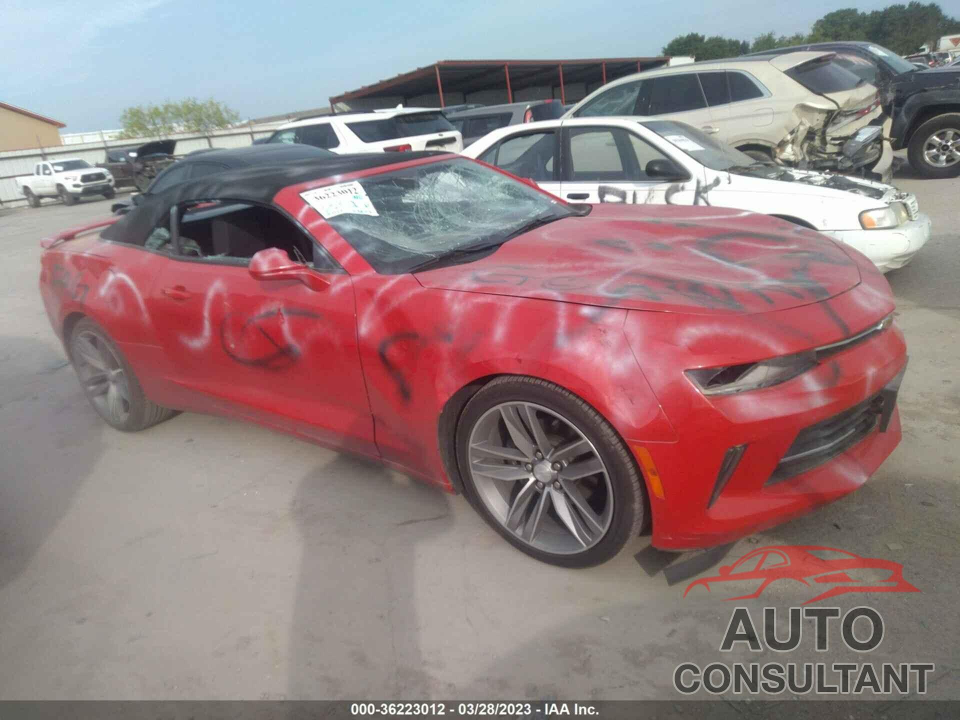 CHEVROLET CAMARO 2017 - 1G1FB3DS2H0197338