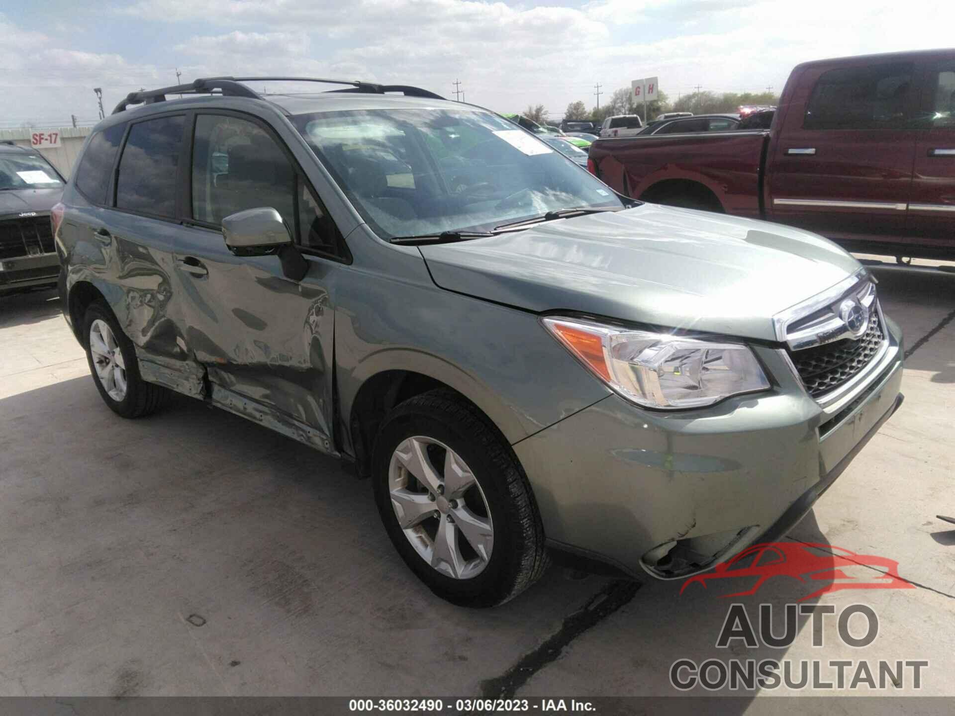 SUBARU FORESTER 2016 - JF2SJADC3GH540097