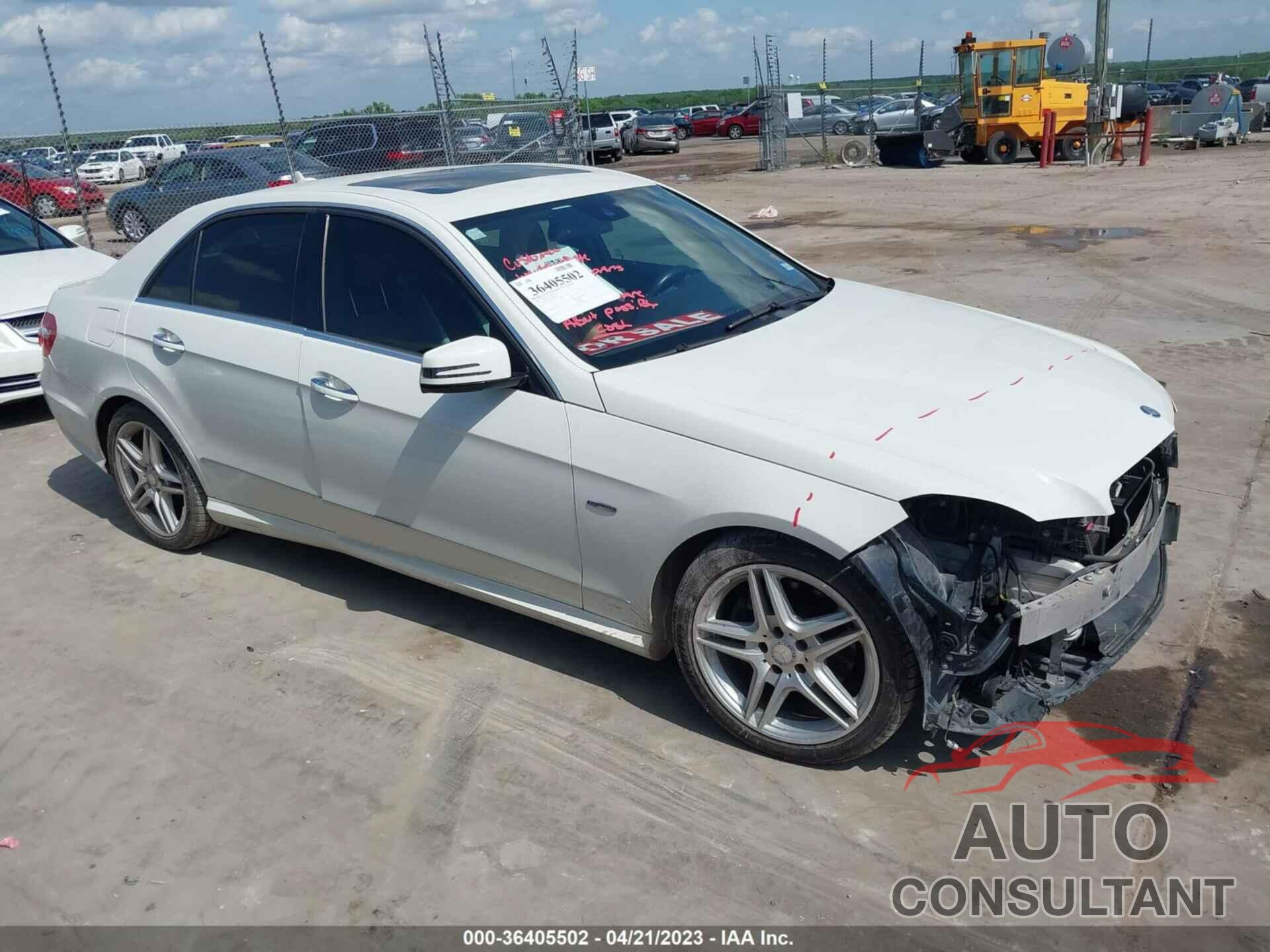 MERCEDES-BENZ E-CLASS 2012 - WDDHF5KB9CA656277
