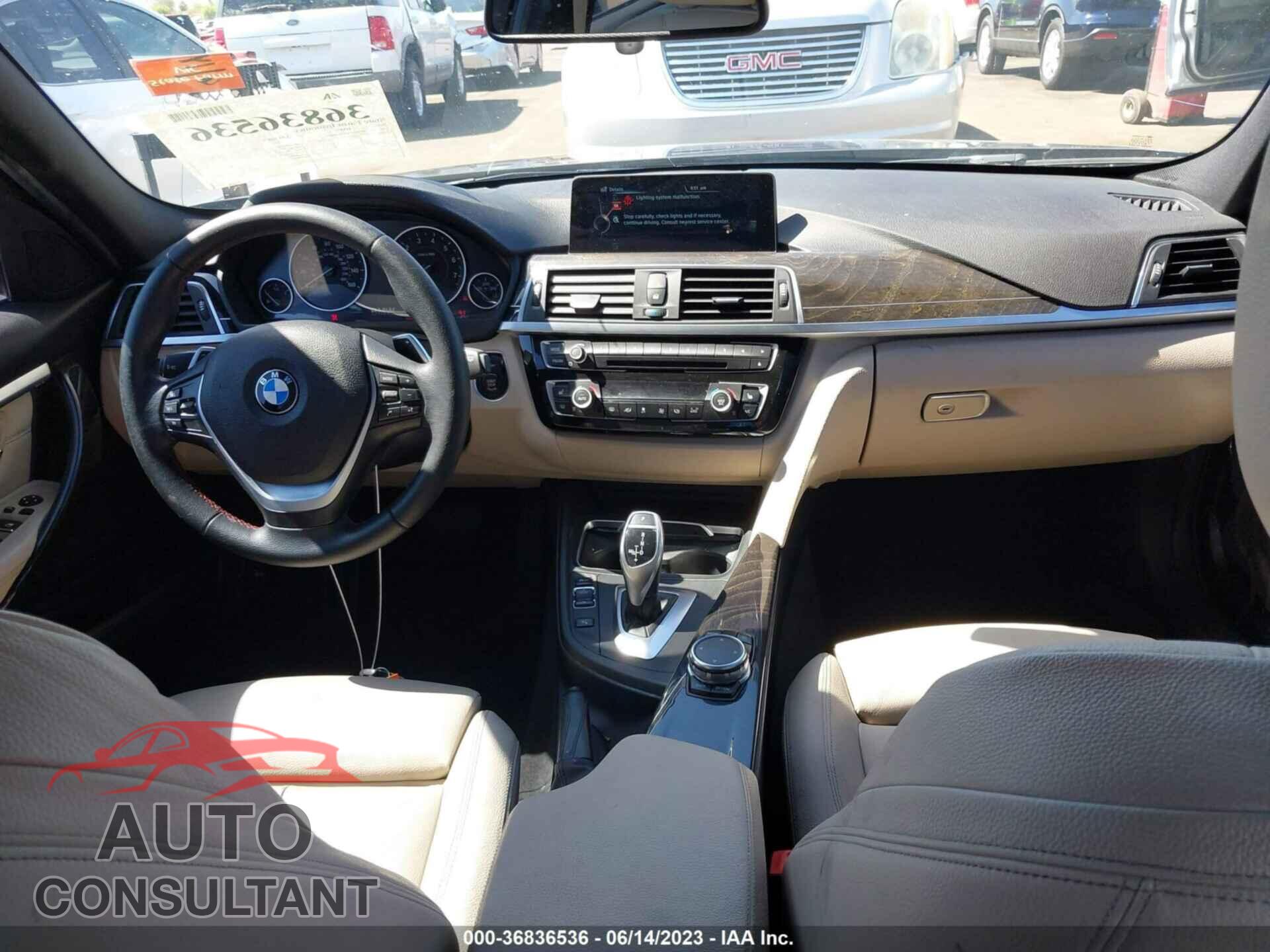 BMW 3 SERIES 2016 - WBA8E9G50GNU29482