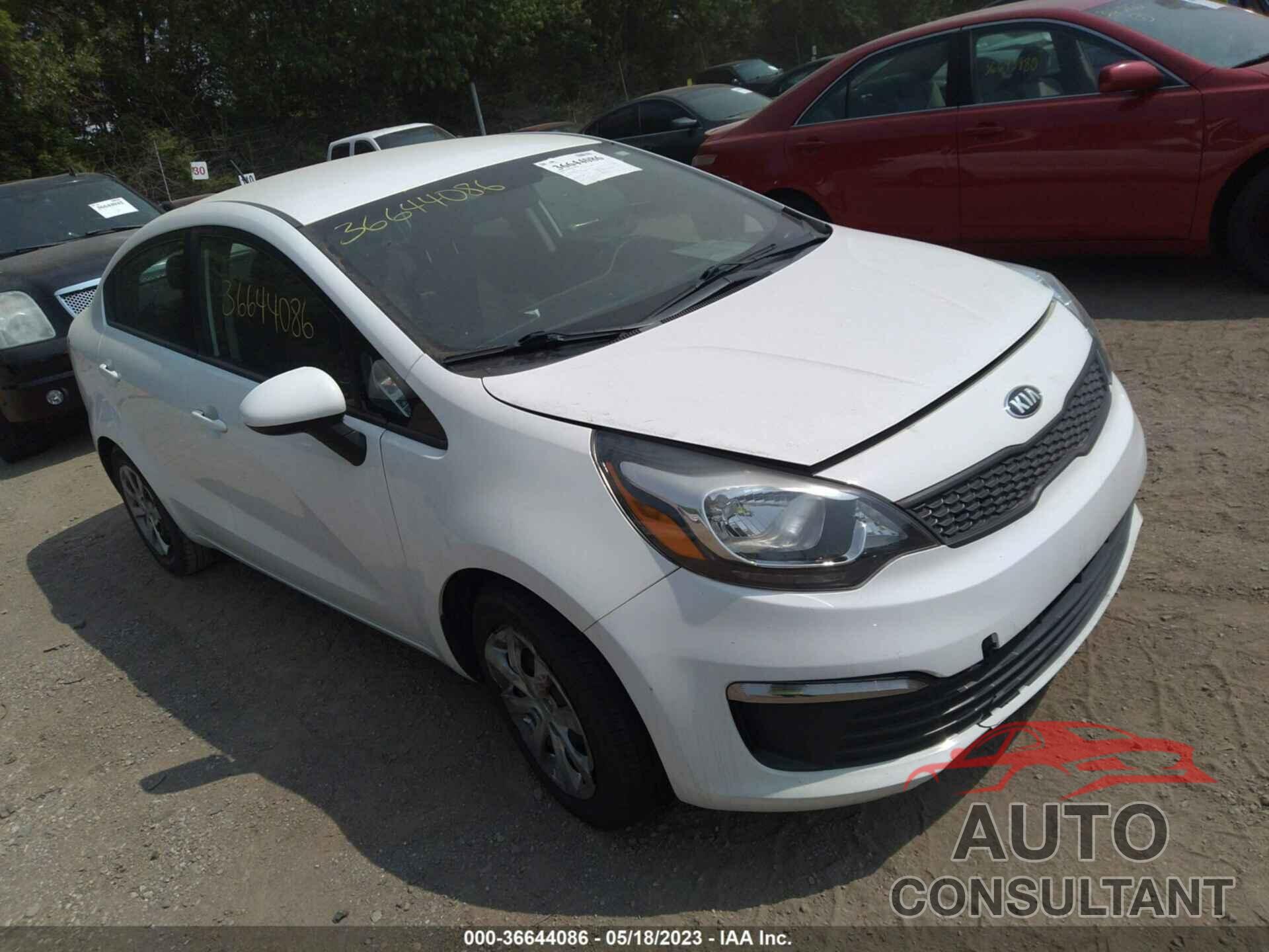 KIA RIO 2017 - KNADM4A39H6121119