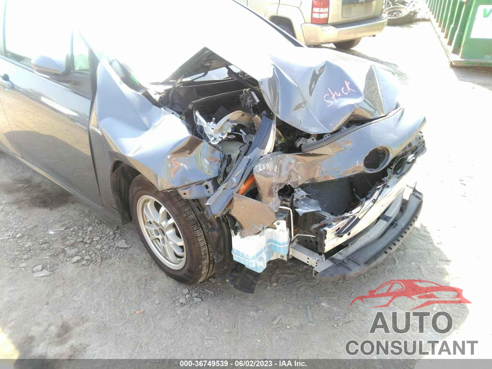 TOYOTA PRIUS 2017 - JTDKBRFU5H3036679