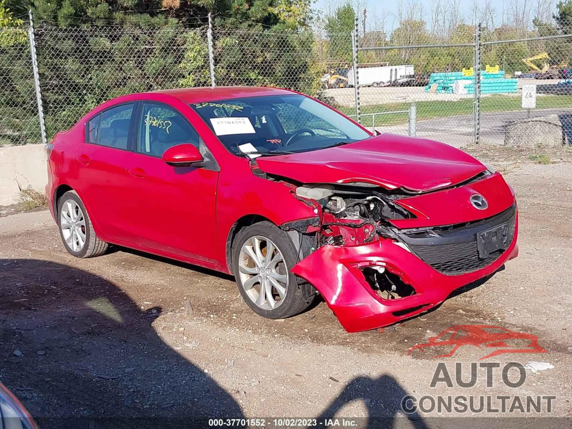 MAZDA MAZDA3 2011 - JM1BL1U52B1391807