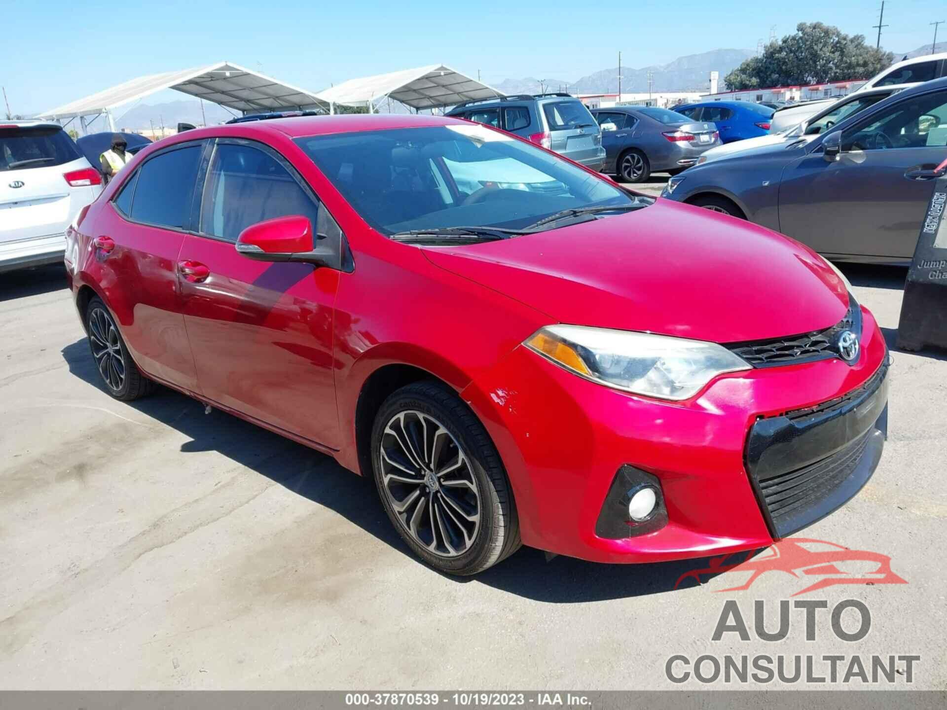 TOYOTA COROLLA 2016 - 2T1BURHE0GC533614
