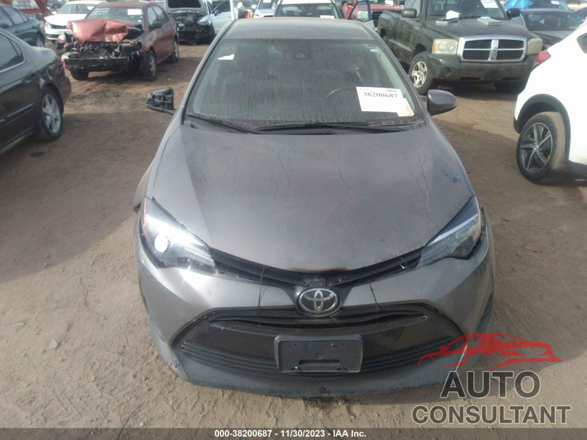 TOYOTA COROLLA 2019 - 2T1BURHE2KC220265