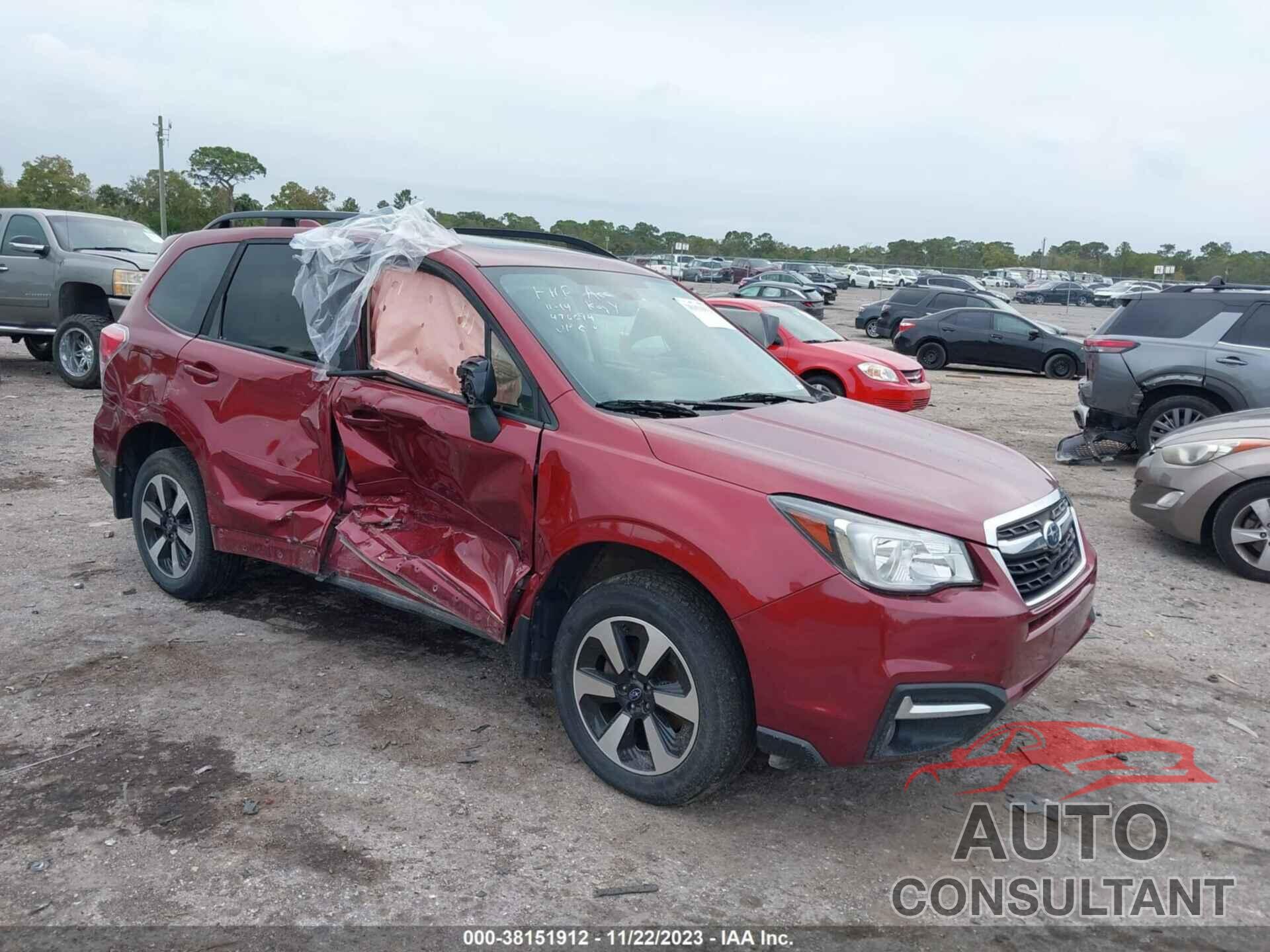 SUBARU FORESTER 2018 - JF2SJAGC9JH427838