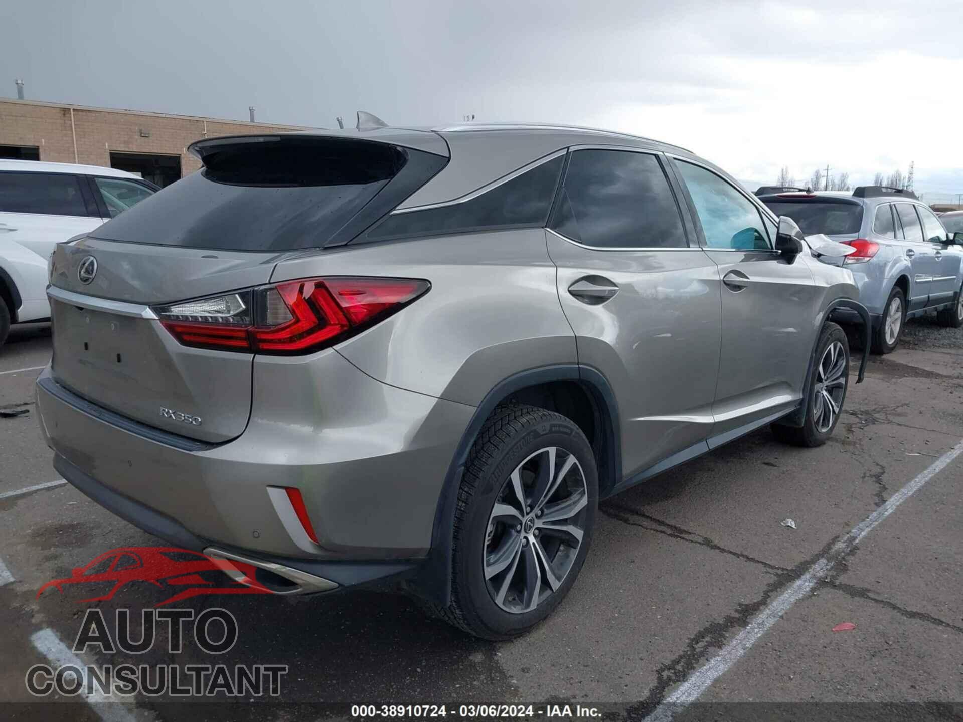 LEXUS RX 2019 - 2T2ZZMCA5KC123788