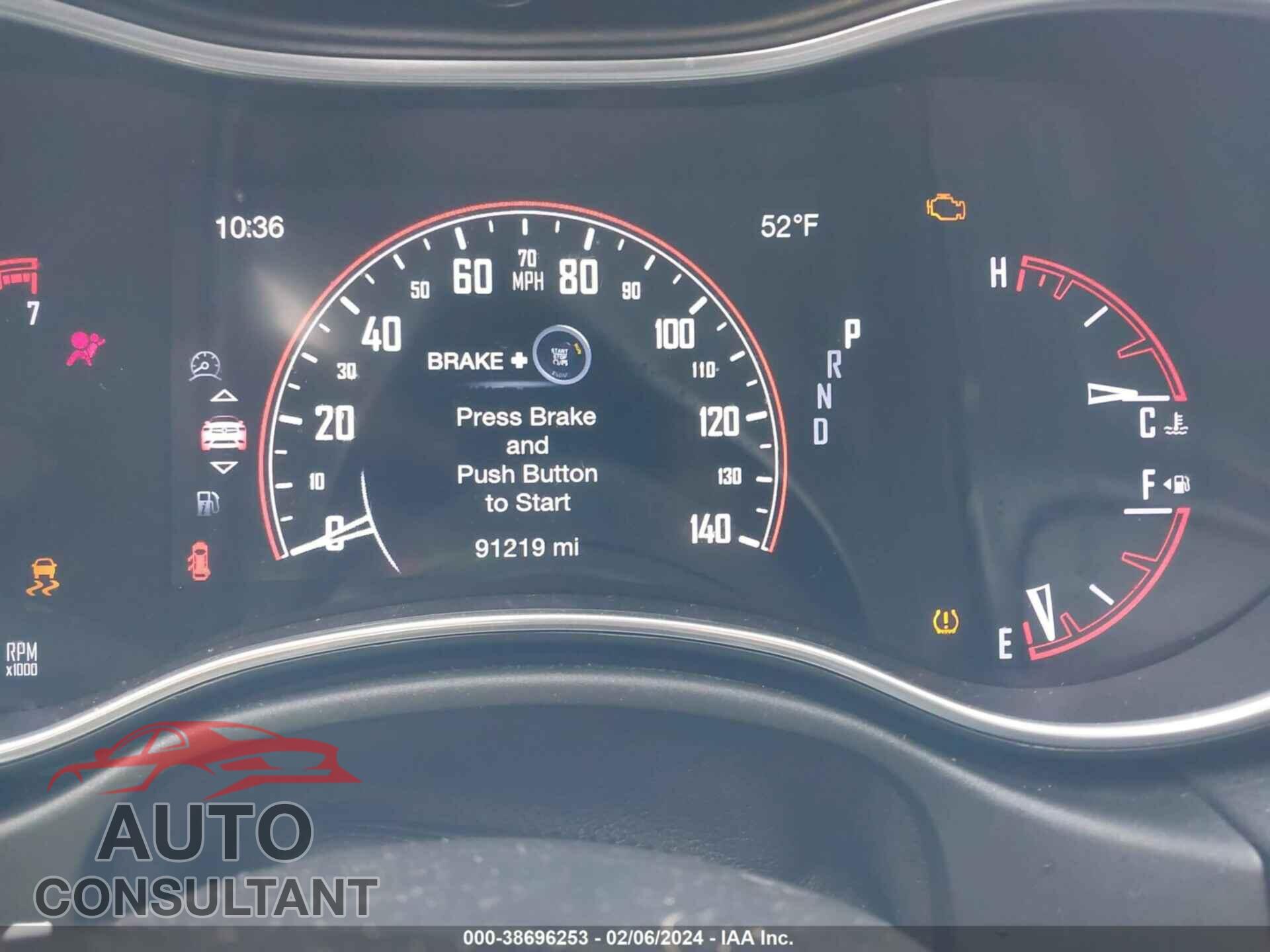 DODGE DURANGO 2020 - 1C4RDHAG8LC394212