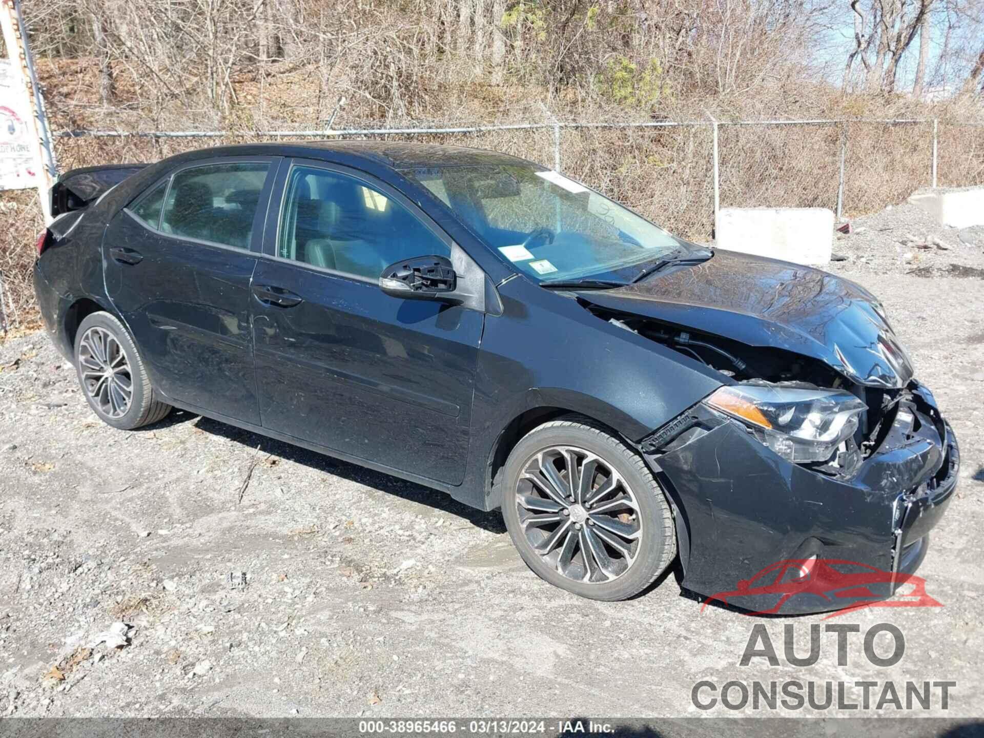 TOYOTA COROLLA 2016 - 2T1BURHE6GC634351