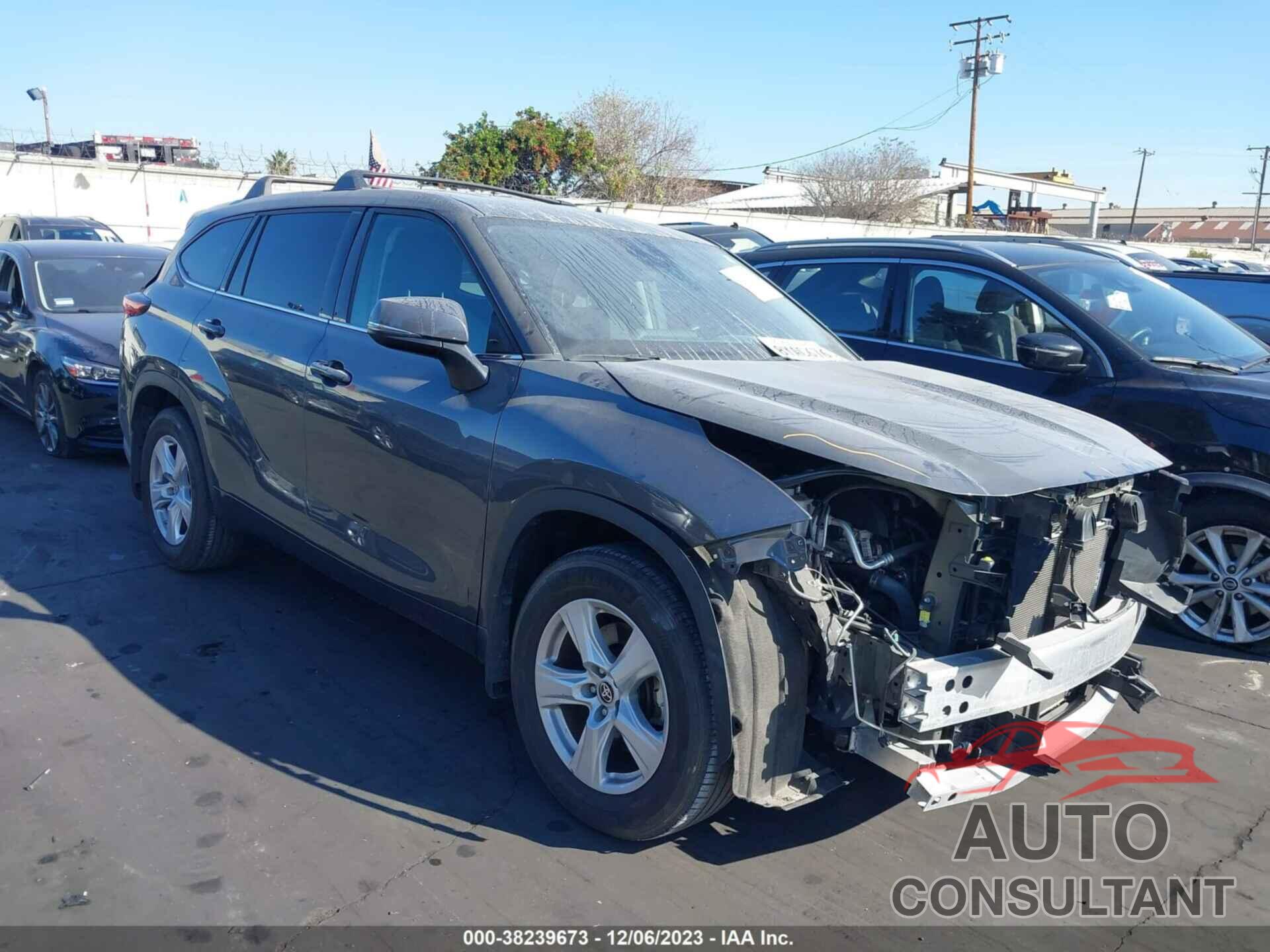 TOYOTA HIGHLANDER 2021 - 5TDCZRAH4MS081129