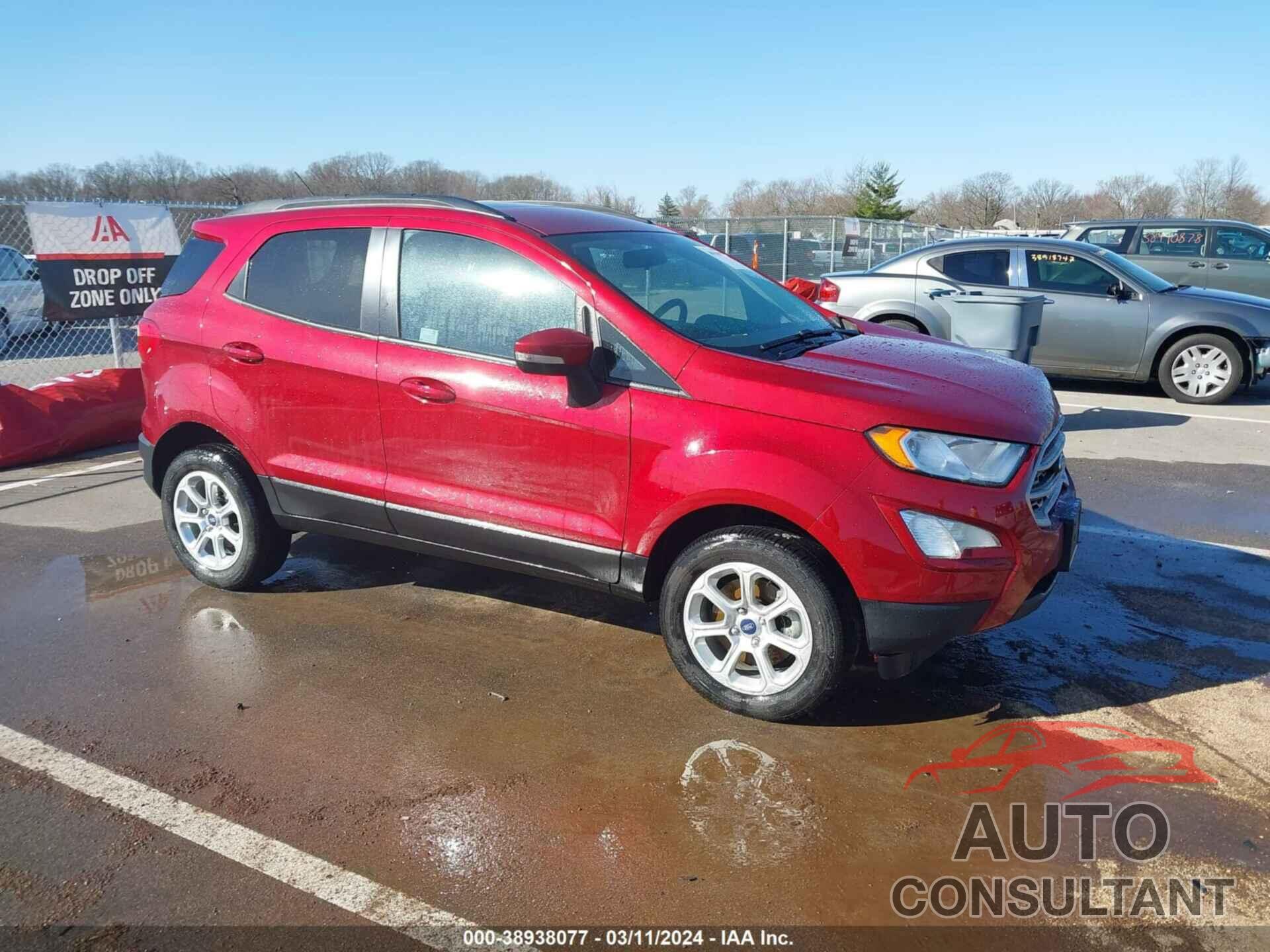 FORD ECOSPORT 2020 - MAJ6S3GL9LC390286