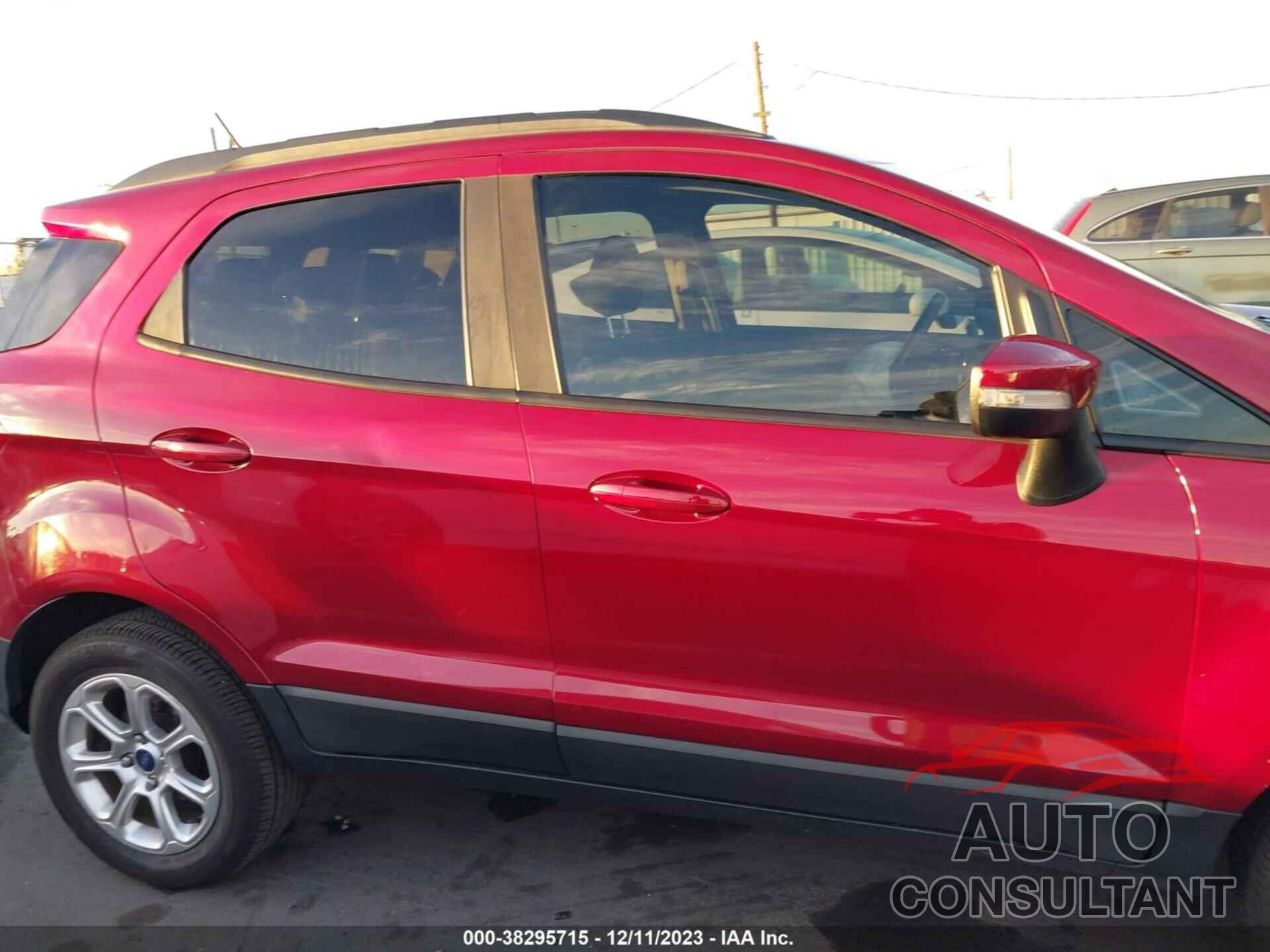 FORD ECOSPORT 2019 - MAJ3S2GE2KC274182