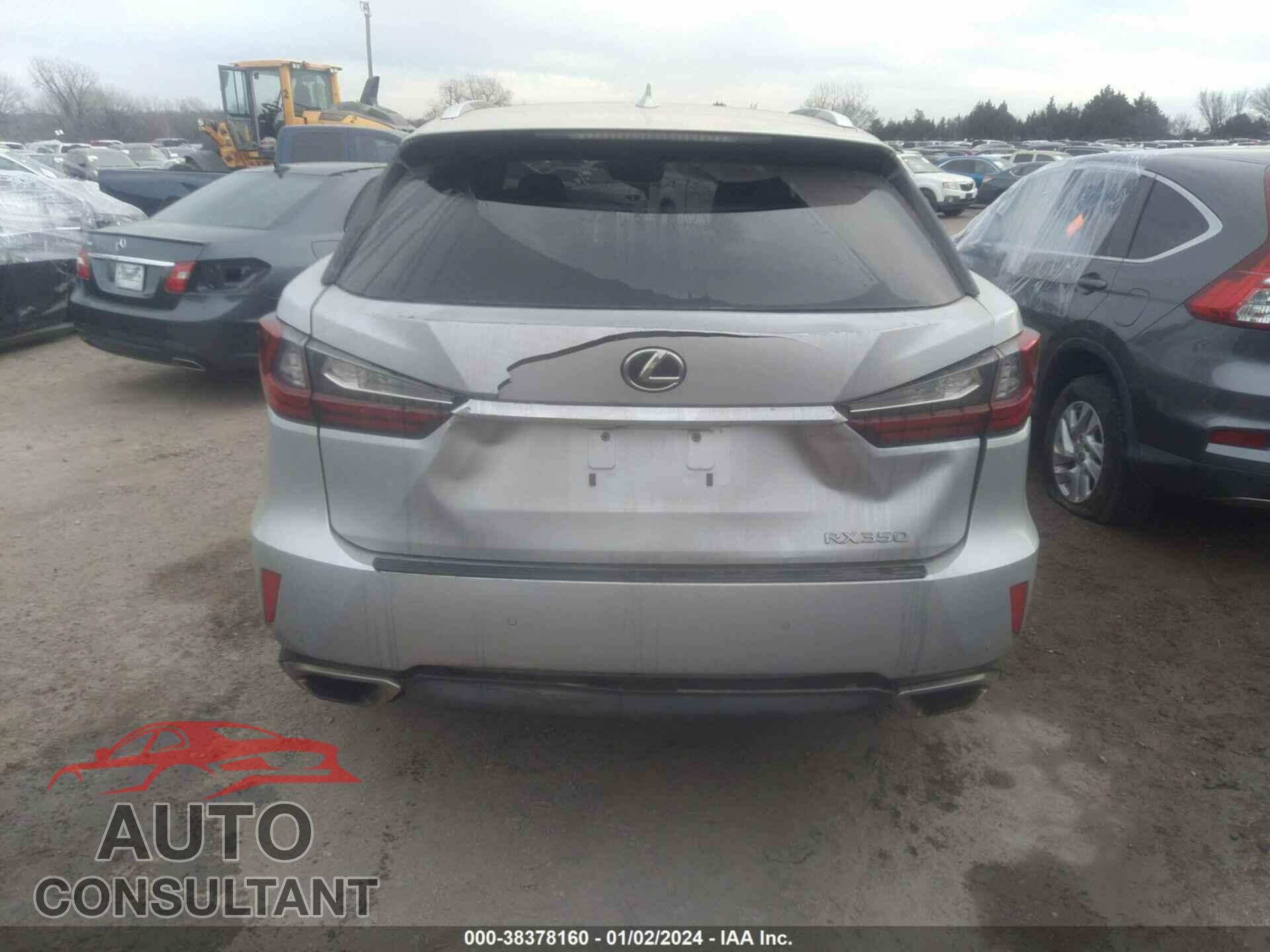 LEXUS RX 2017 - 2T2ZZMCA5HC075671