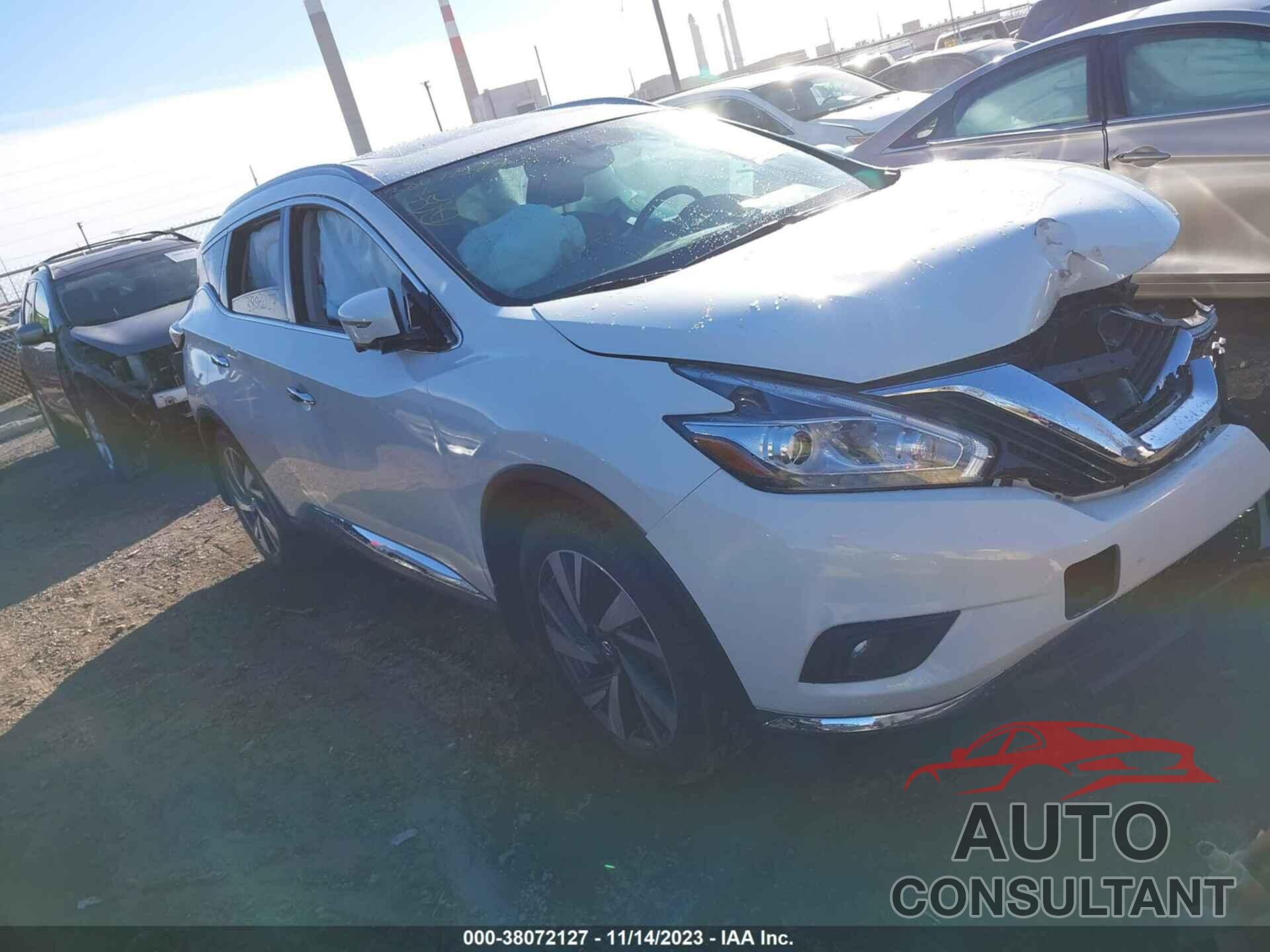 NISSAN MURANO 2018 - 5N1AZ2MHXJN108566