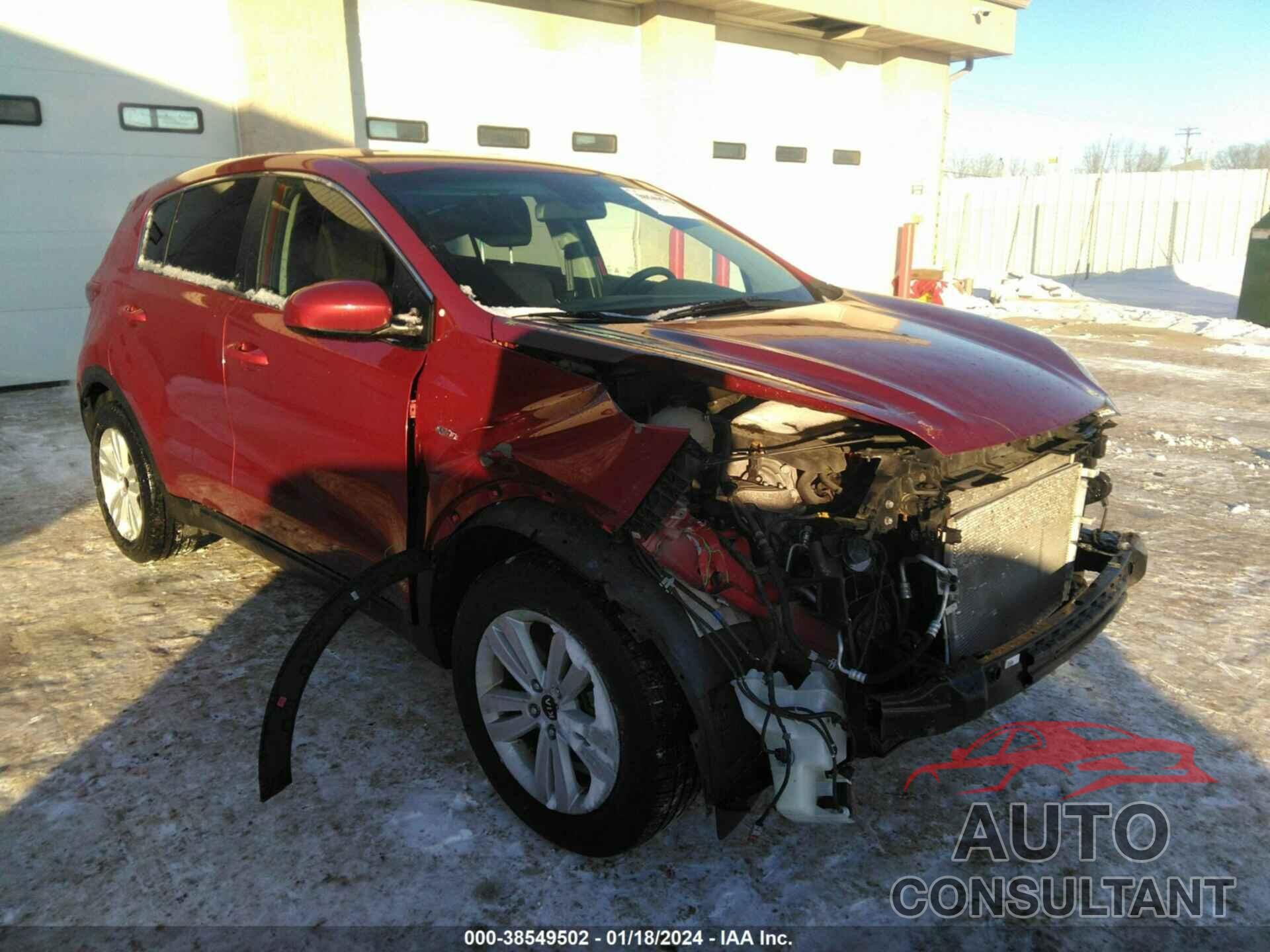 KIA SPORTAGE 2017 - KNDPMCAC9H7064666