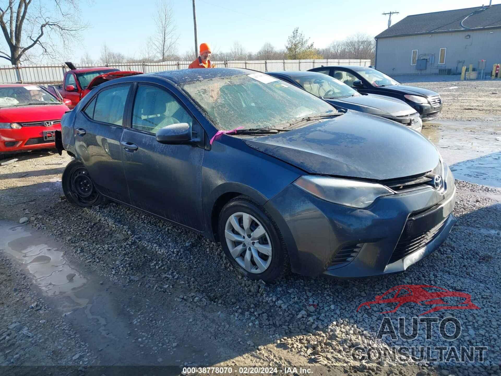 TOYOTA COROLLA 2016 - 2T1BURHE1GC632166