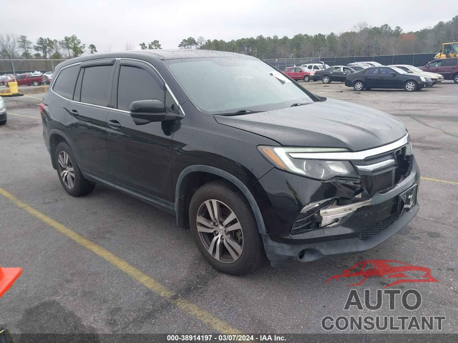 HONDA PILOT 2016 - 5FNYF5H54GB045789