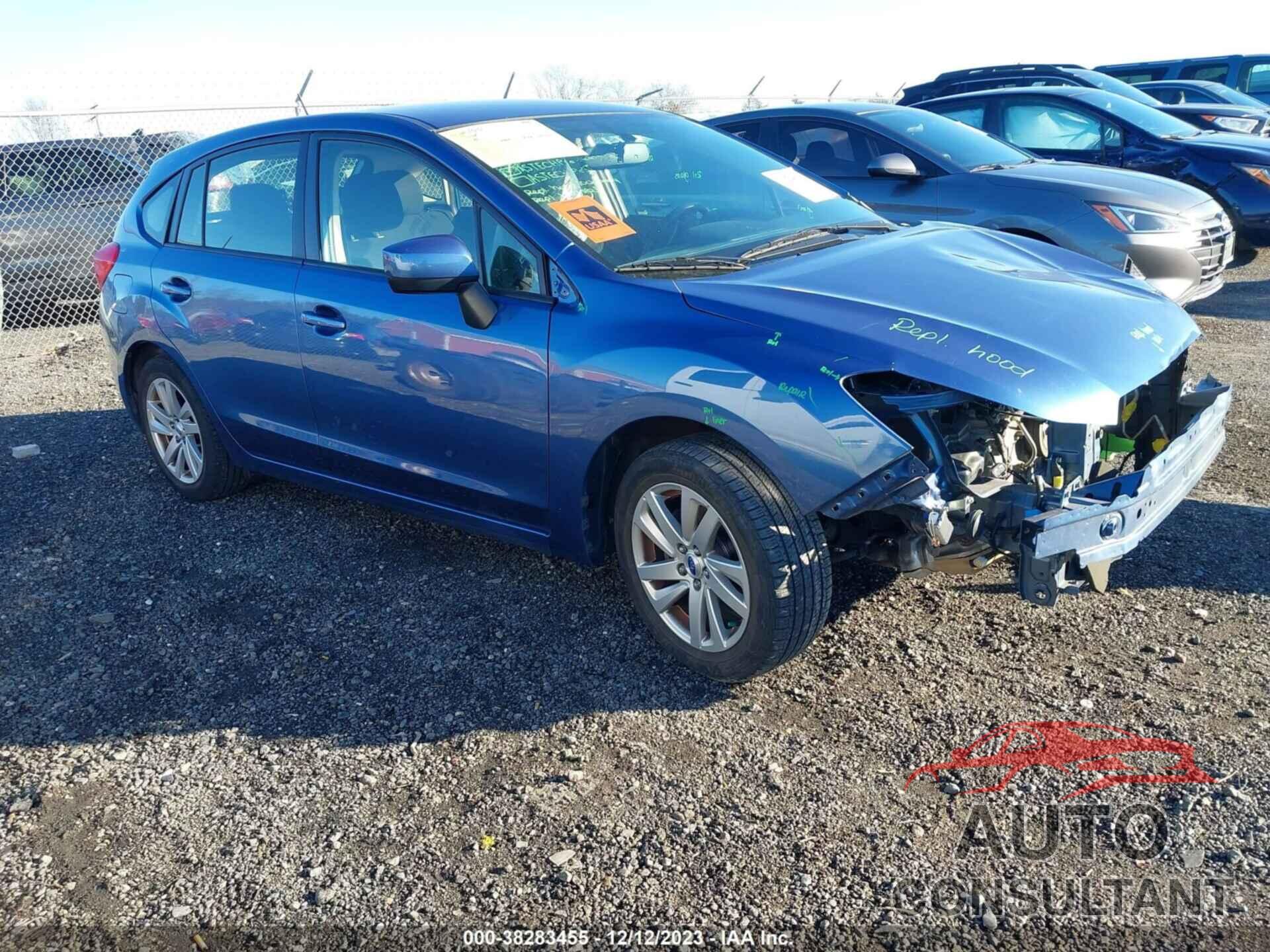 SUBARU IMPREZA 2016 - JF1GPAB68GH257054