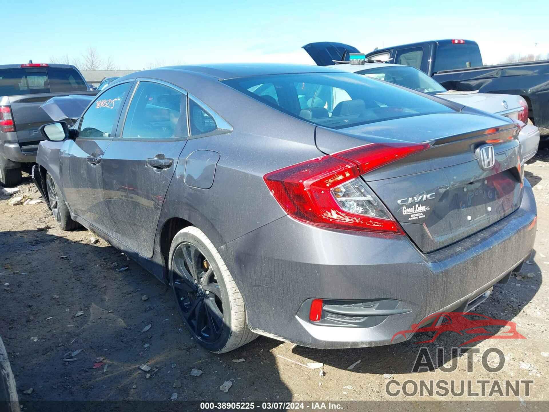 HONDA CIVIC 2019 - 2HGFC2F82KH563397