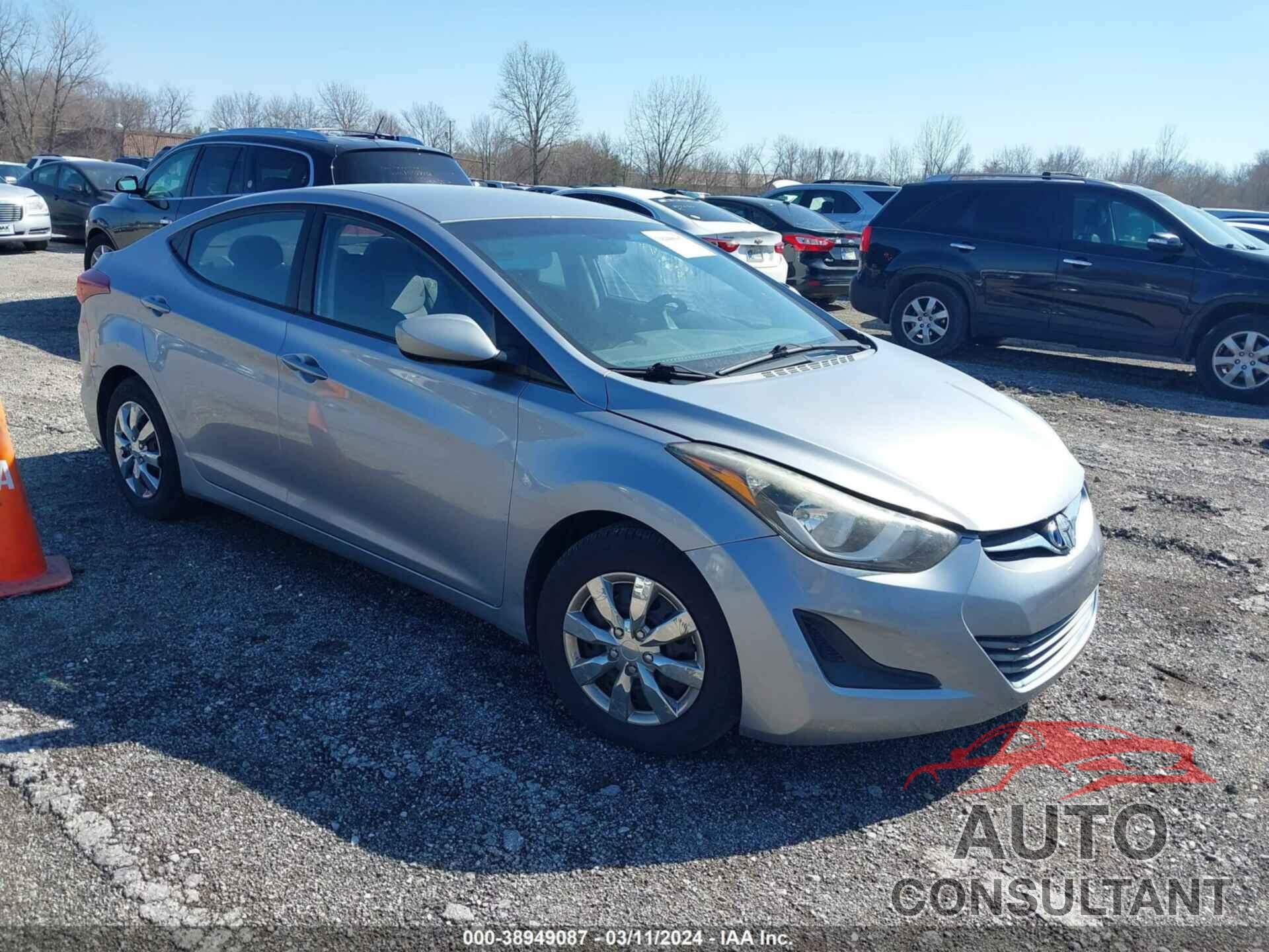 HYUNDAI ELANTRA 2016 - 5NPDH4AE2GH706590