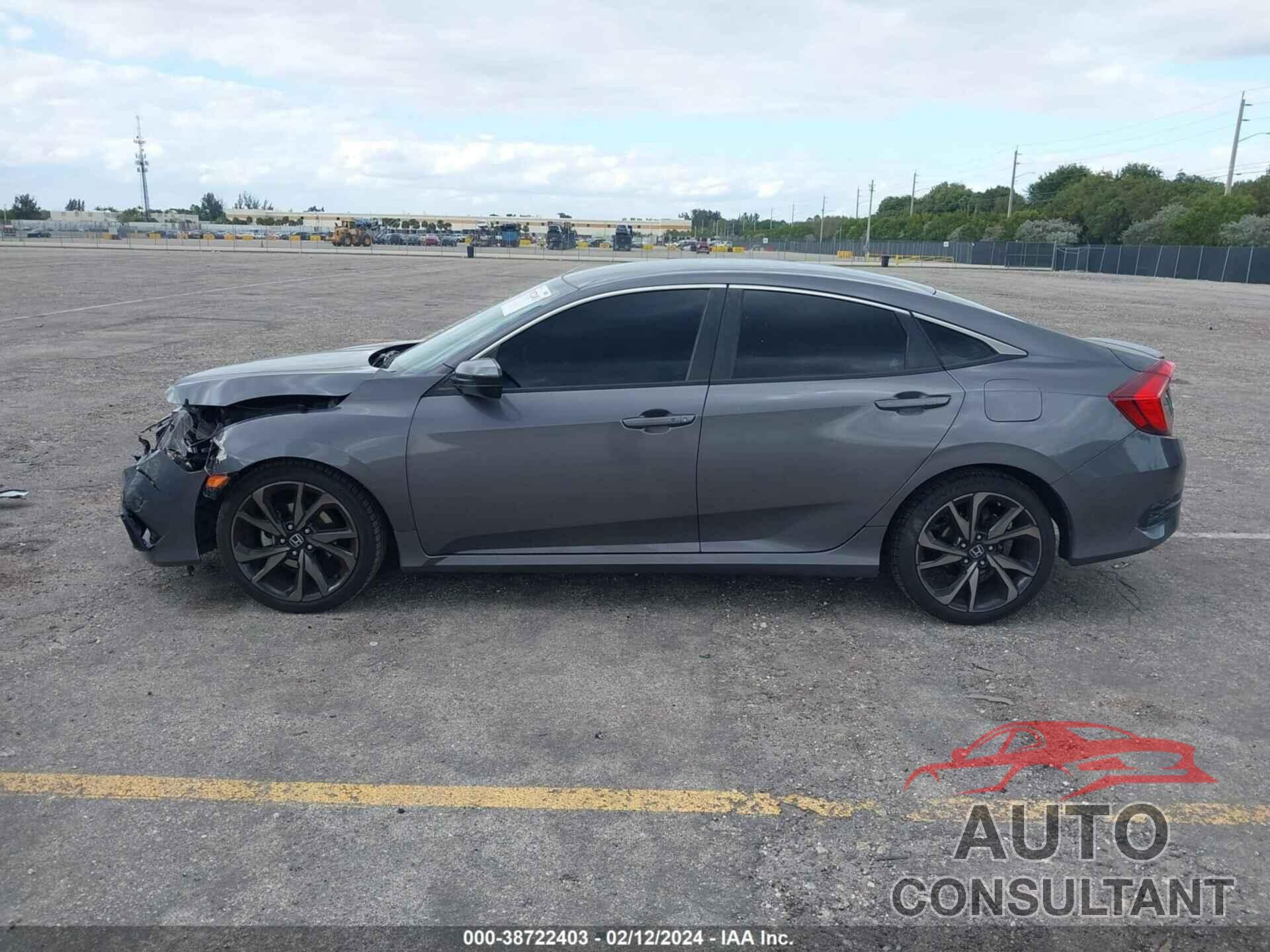 HONDA CIVIC 2019 - 2HGFC2F85KH595597