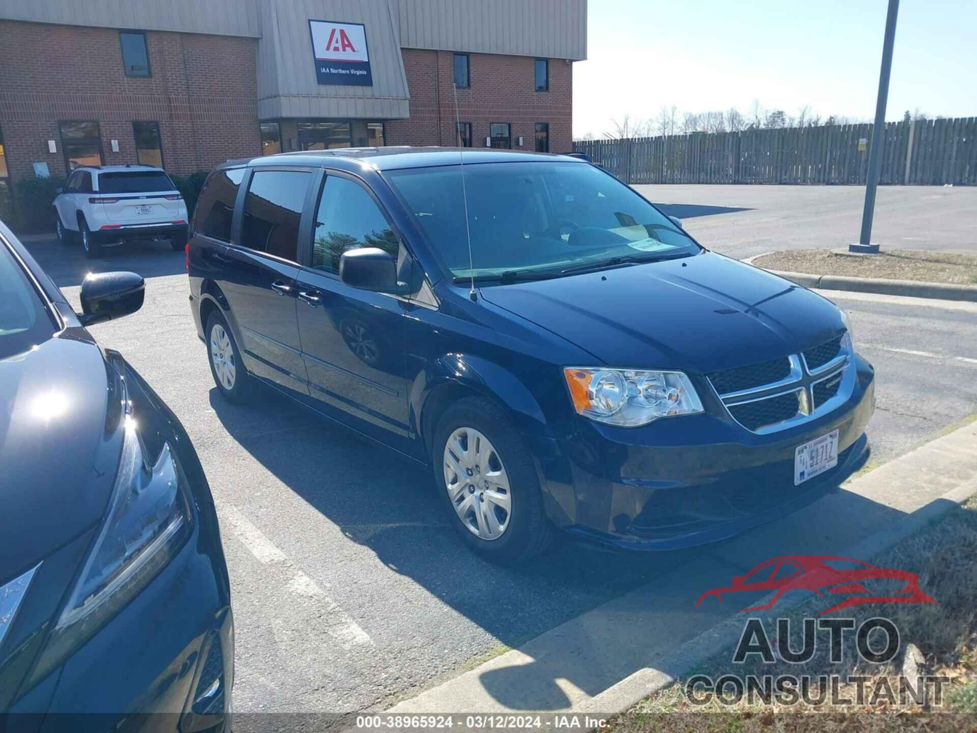 DODGE GRAND CARAVAN 2016 - 2C4RDGBG9GR105800