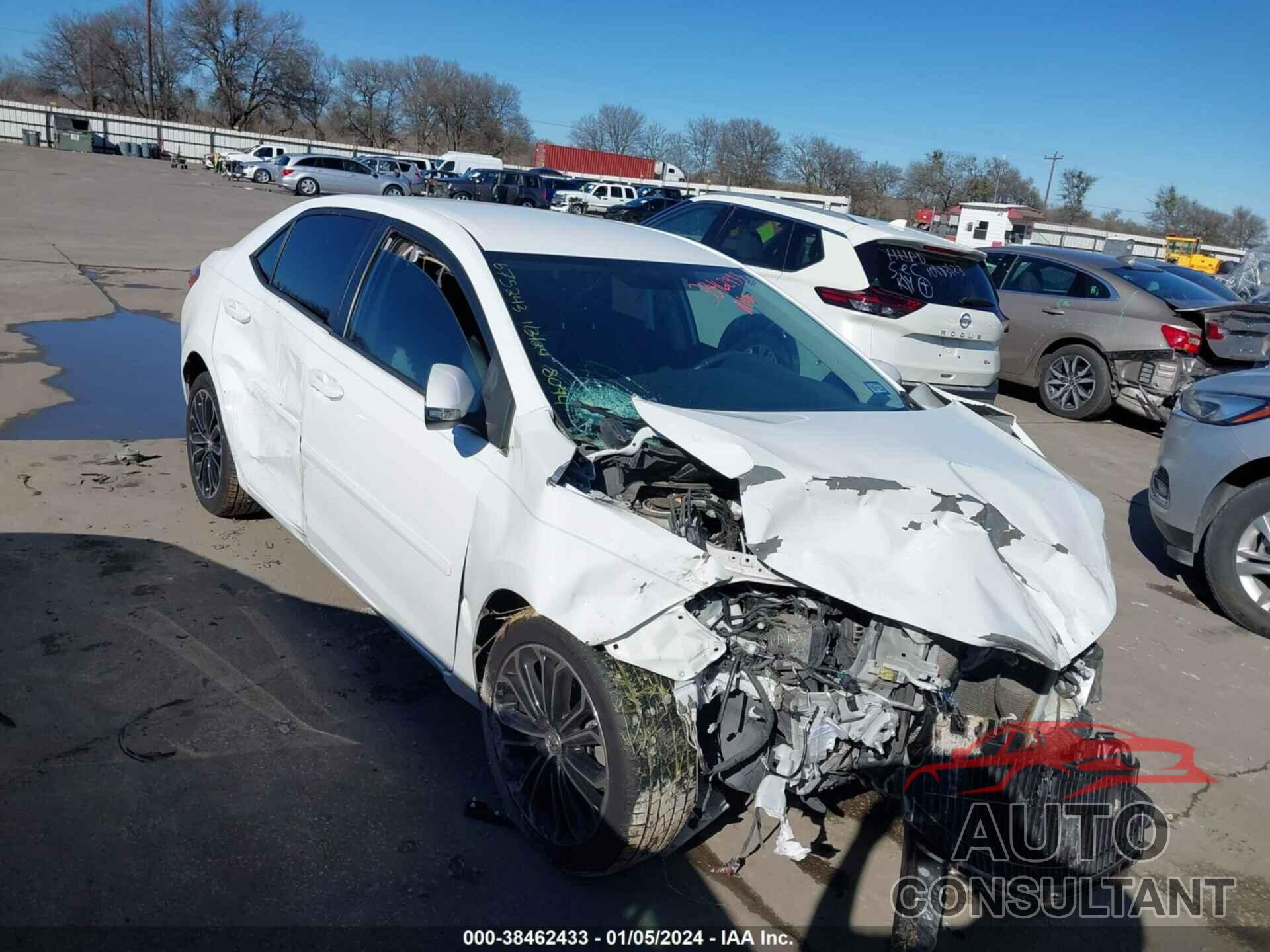 TOYOTA COROLLA 2016 - 5YFBURHE0GP408094