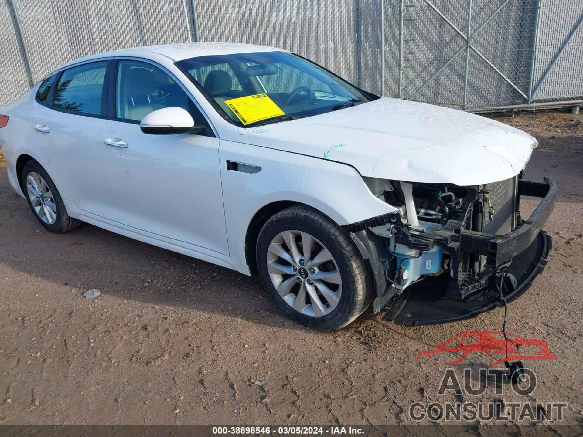 KIA OPTIMA 2016 - 5XXGT4L33GG052086