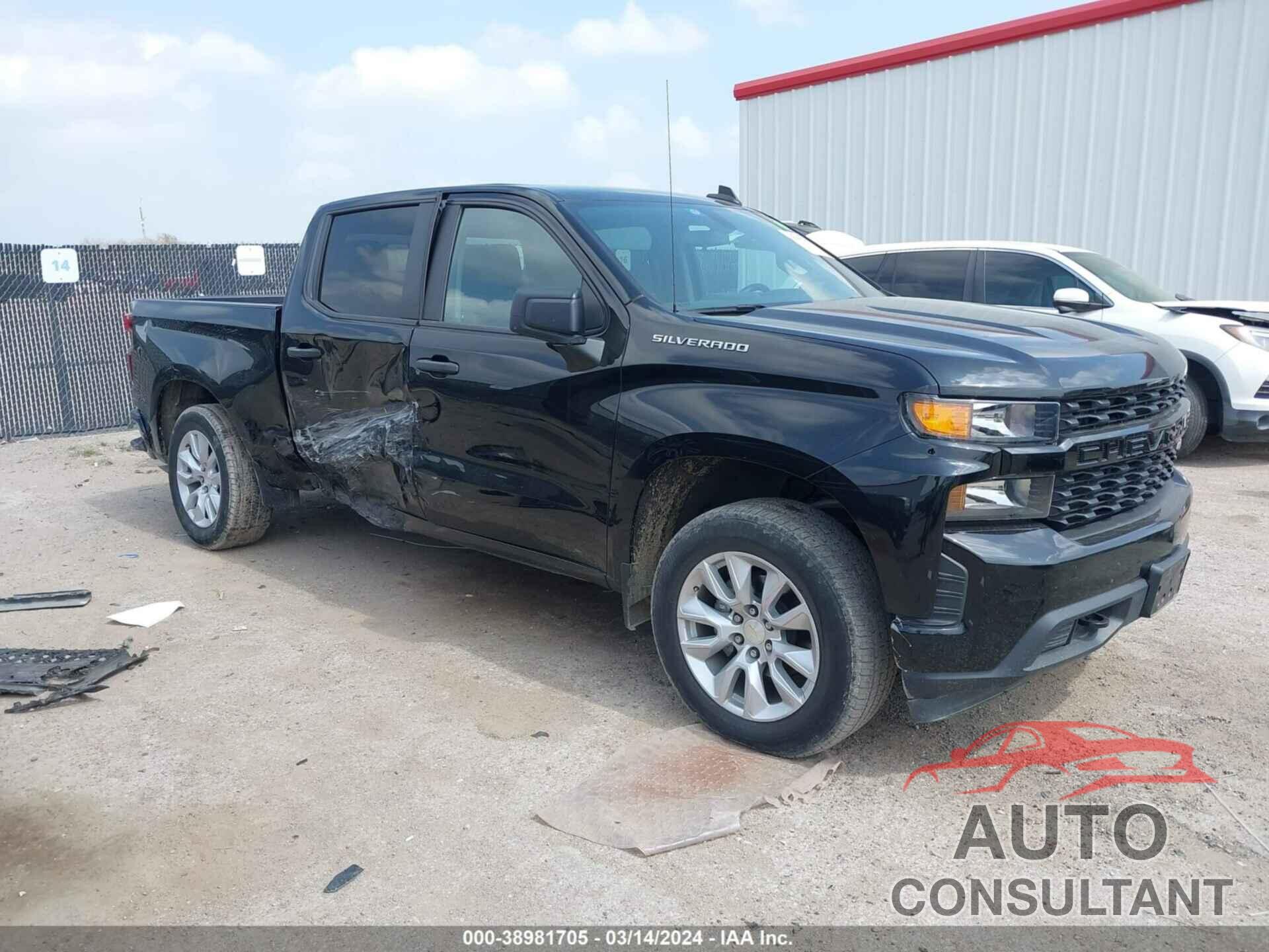 CHEVROLET SILVERADO 1500 2021 - 3GCPWBEK9MG373848