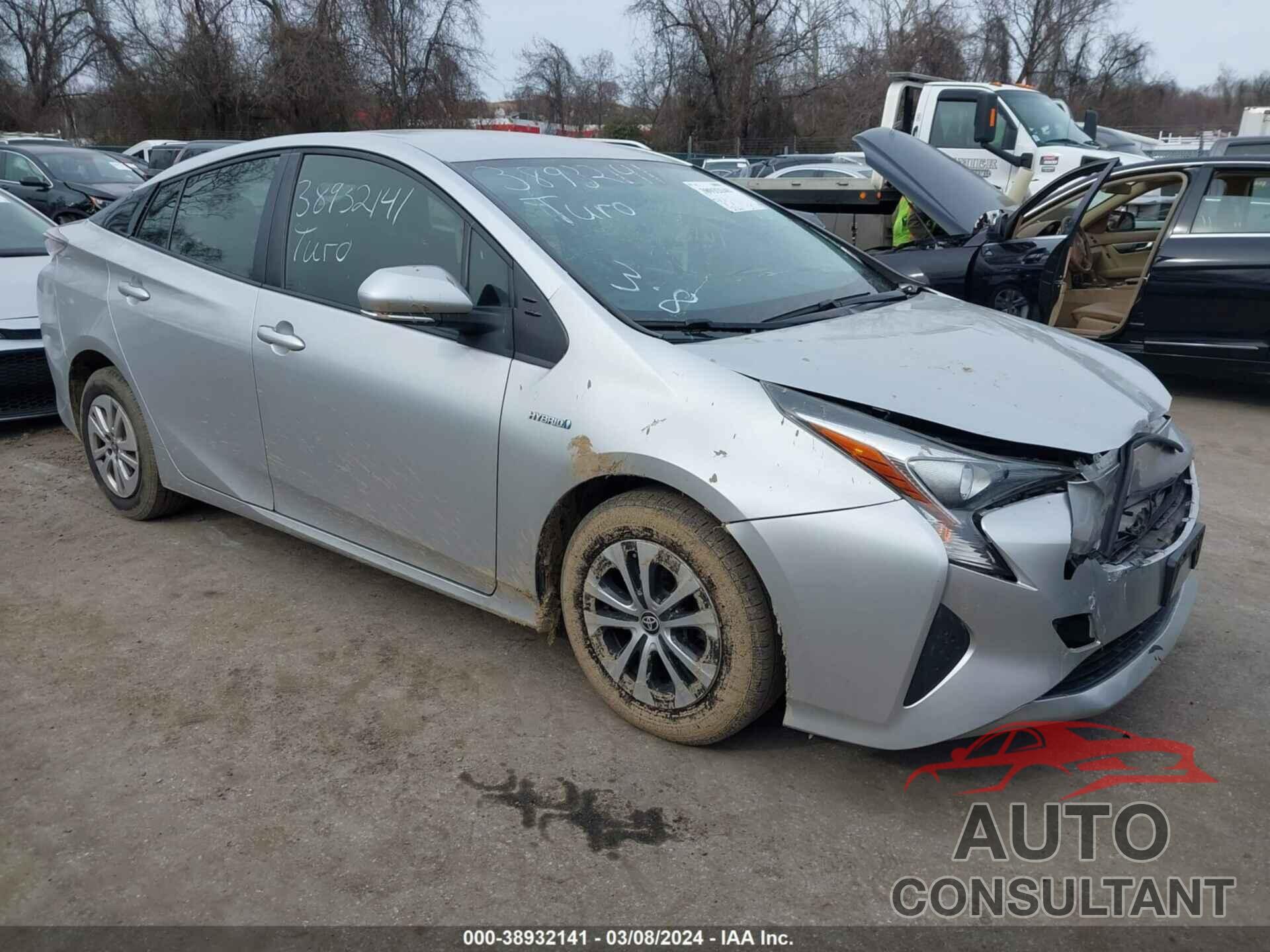 TOYOTA PRIUS 2016 - JTDKBRFU8G3520778