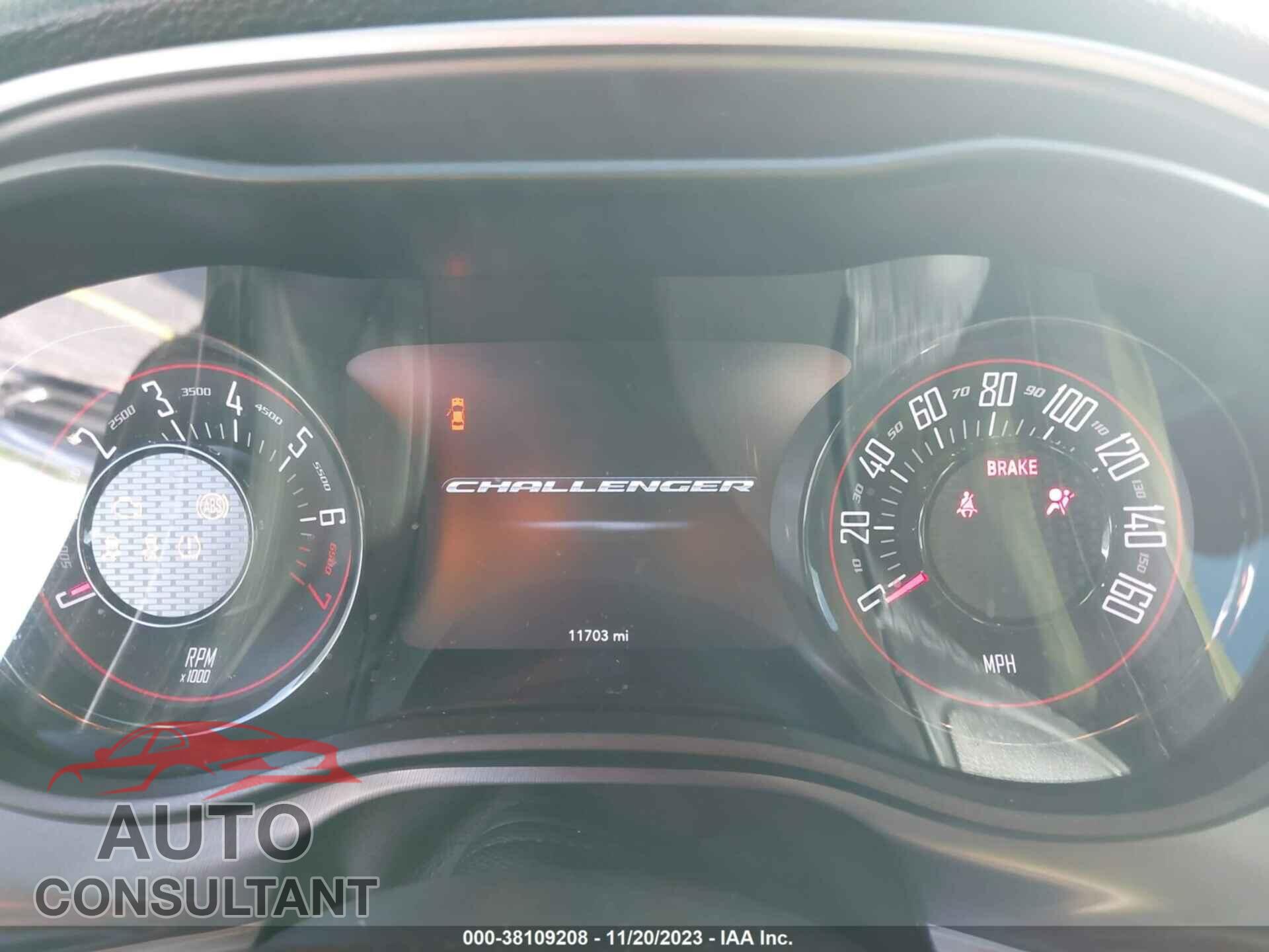 DODGE CHALLENGER 2019 - 2C3CDZAG3KH649814