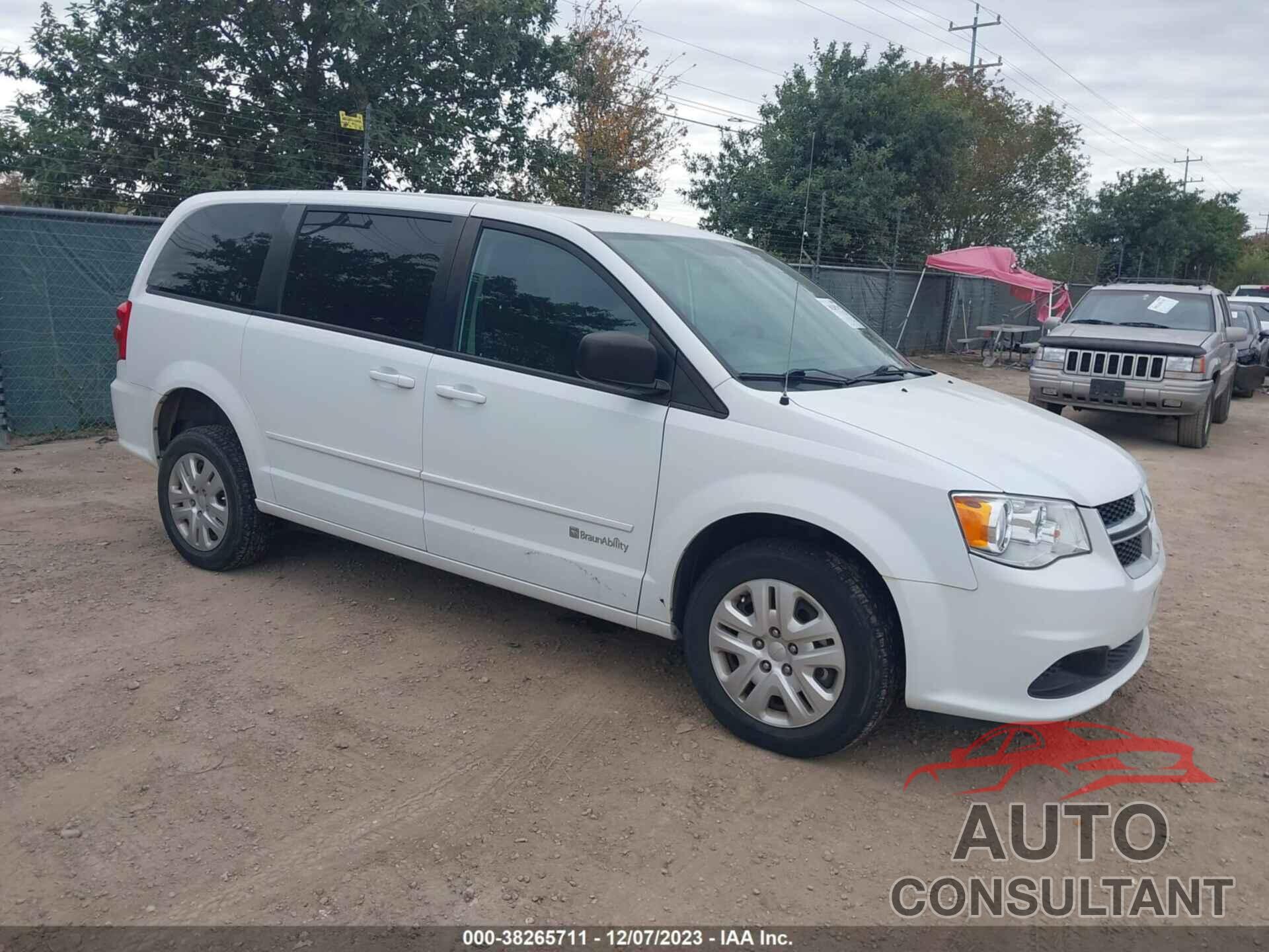 DODGE GRAND CARAVAN 2017 - 2C4RDGBG1HR848582