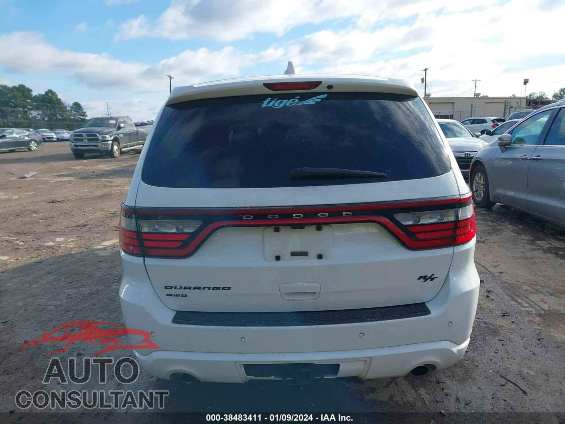 DODGE DURANGO 2017 - 1C4SDJCTXHC652823