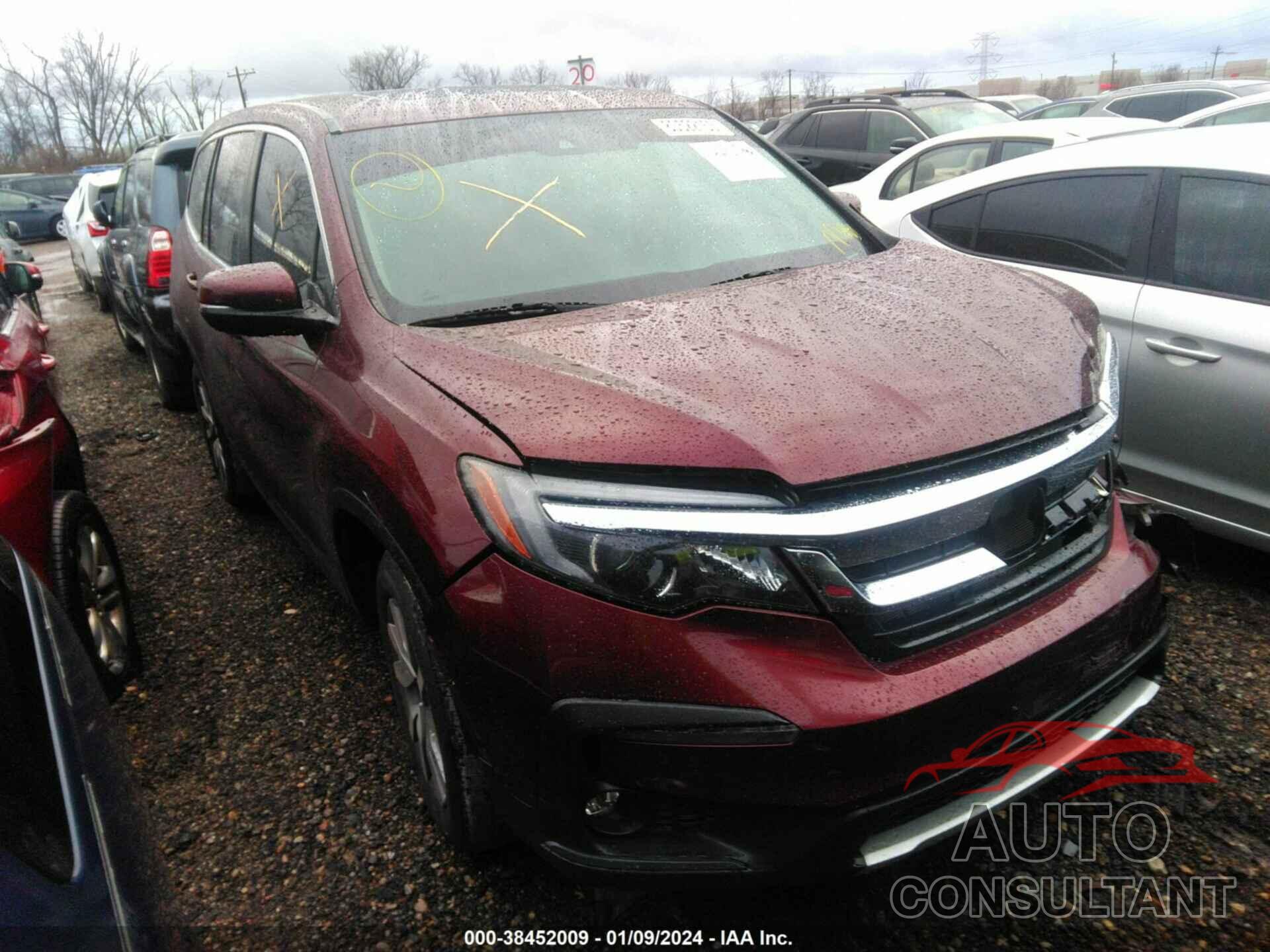 HONDA PILOT 2019 - 5FNYF6H54KB027811