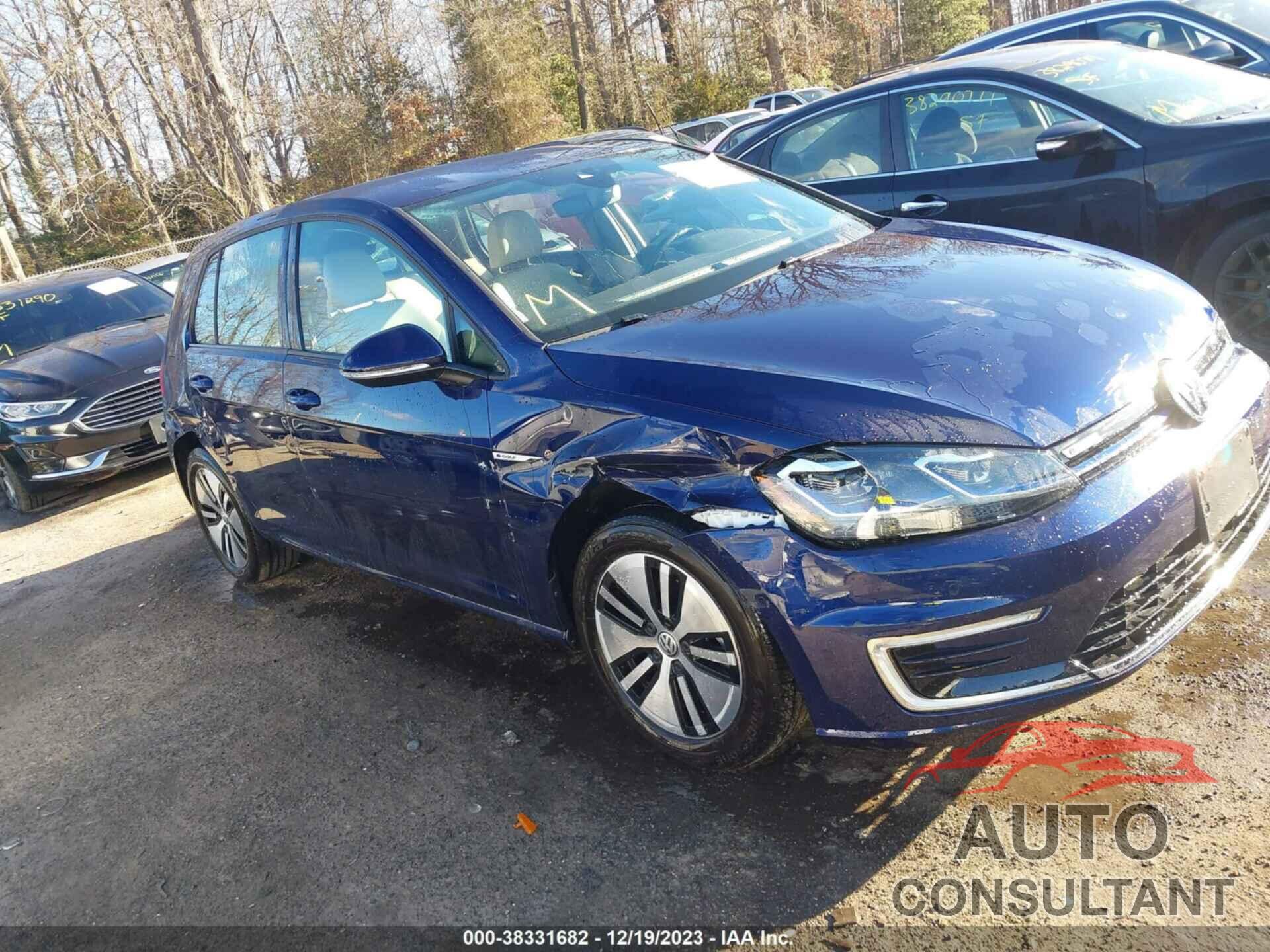 VOLKSWAGEN E-GOLF 2019 - WVWPR7AU3KW918940