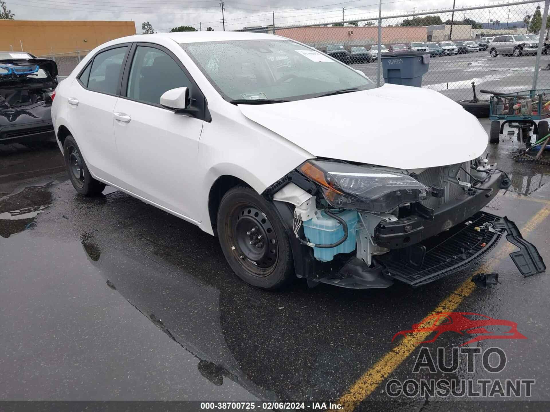 TOYOTA COROLLA 2019 - 5YFBURHE5KP909653
