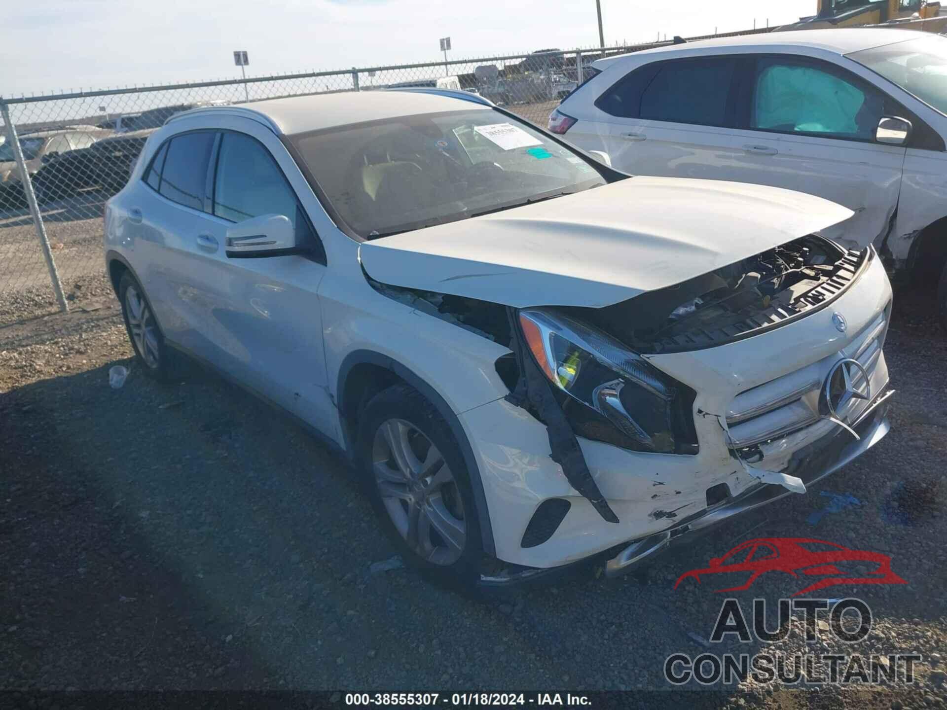 MERCEDES-BENZ GLA 250 2016 - WDCTG4EB4GJ203272
