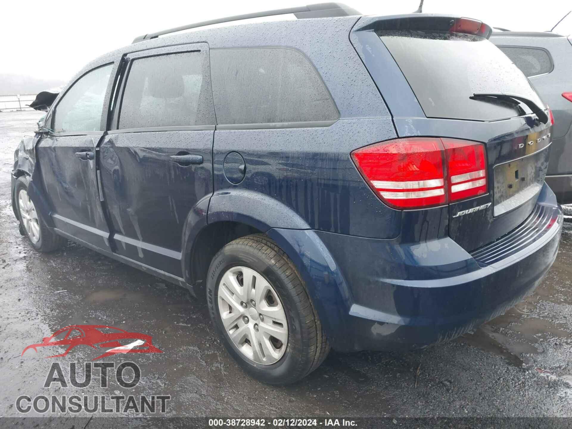 DODGE JOURNEY 2018 - 3C4PDCAB3JT495822