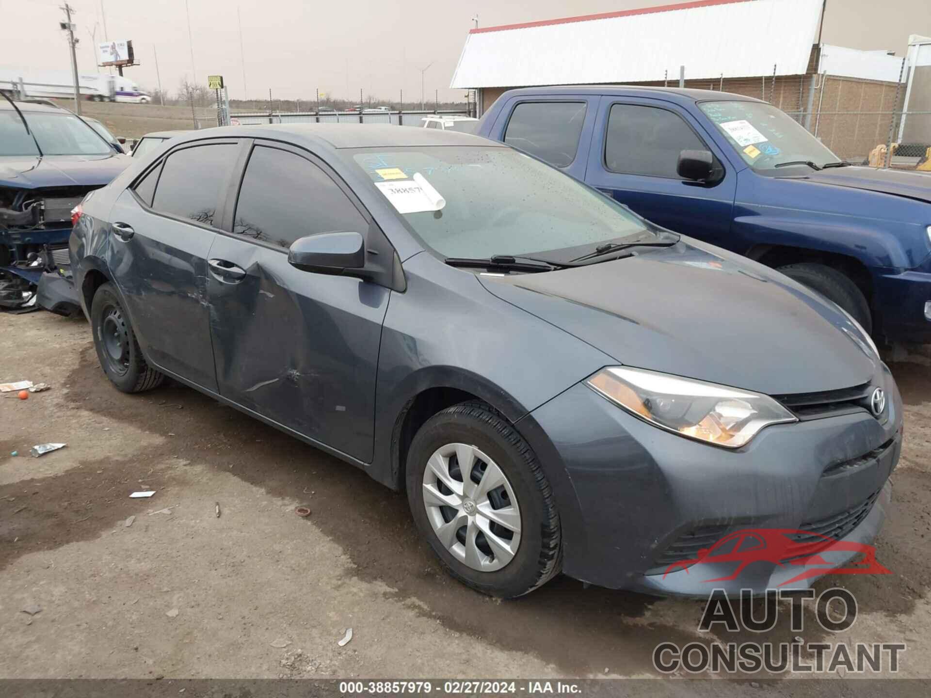 TOYOTA COROLLA 2016 - 5YFBURHE8GP369707