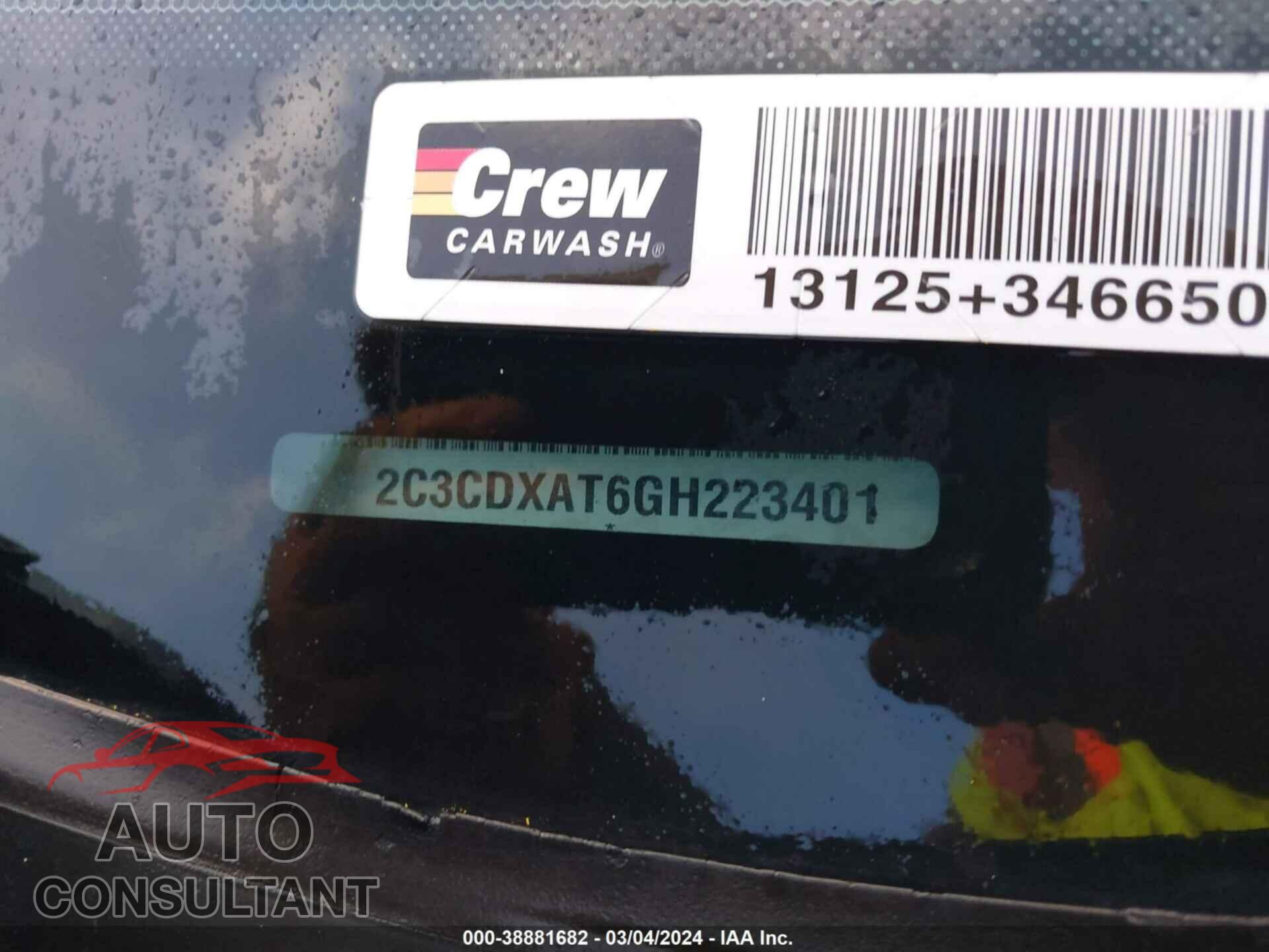 DODGE CHARGER 2016 - 2C3CDXAT6GH223401